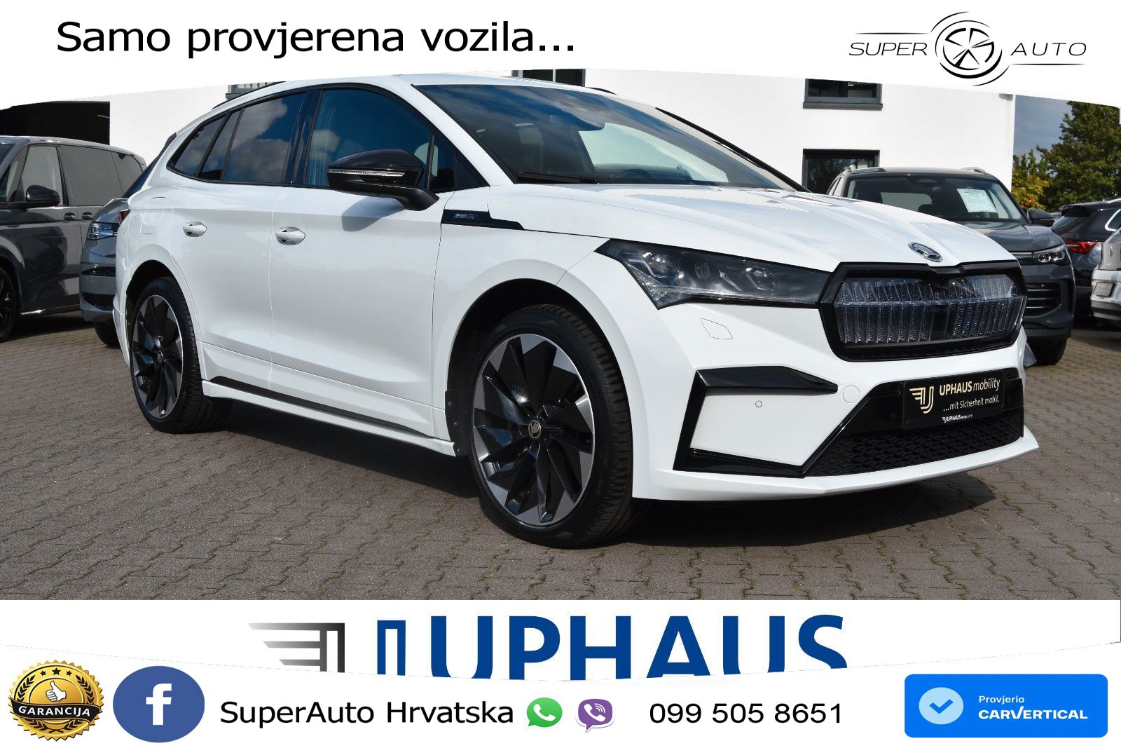 Škoda Enyaq iV 80x 82 kWh (265 KS) AWD SportLine LED+GR SJED+ACC