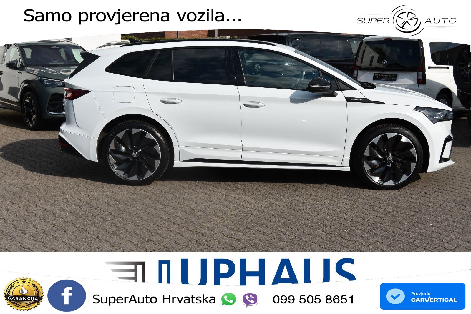 Škoda Enyaq iV 80x 82 kWh (265 KS) AWD SportLine LED+GR SJED+ACC