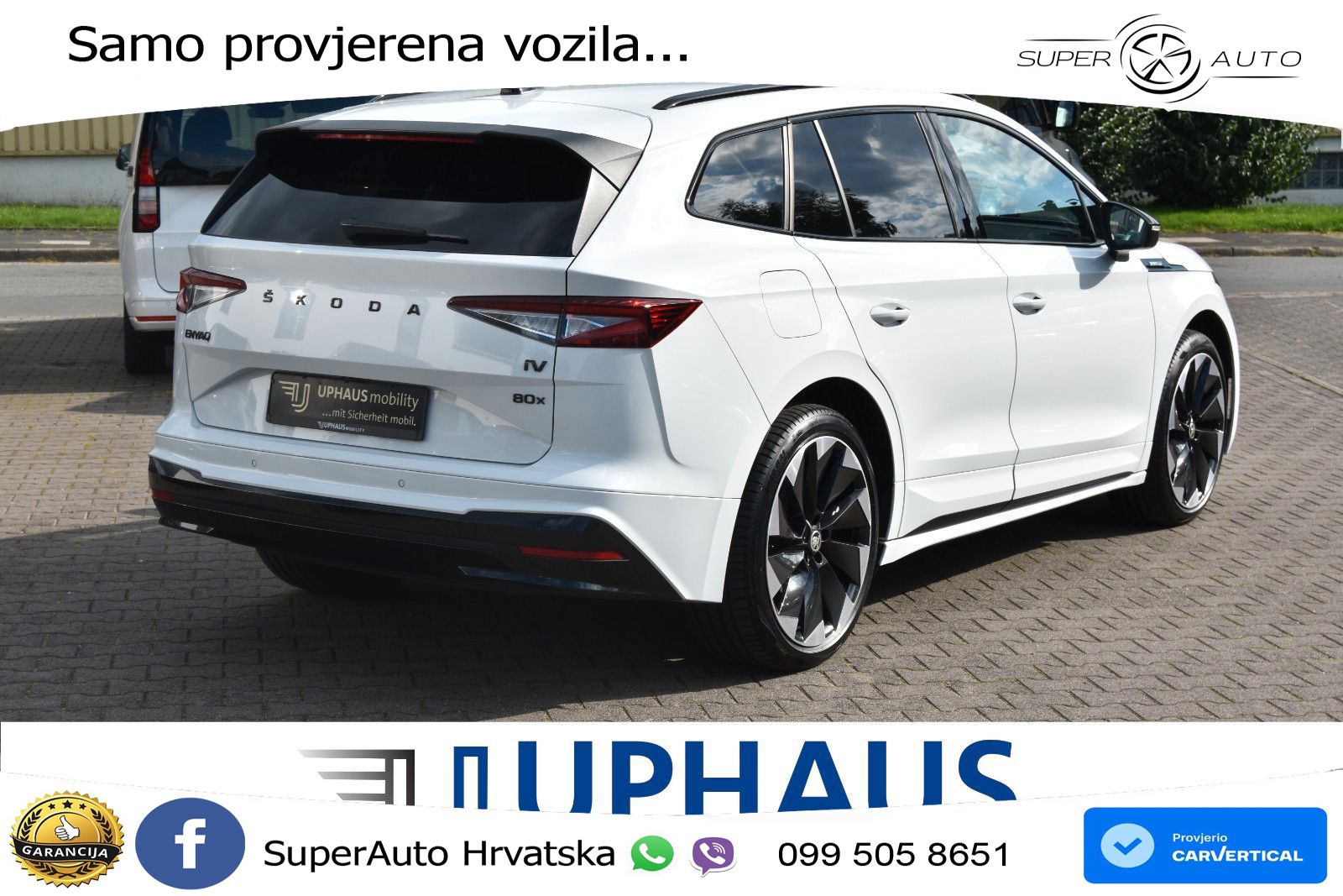 Škoda Enyaq iV 80x 82 kWh (265 KS) AWD SportLine LED+GR SJED+ACC