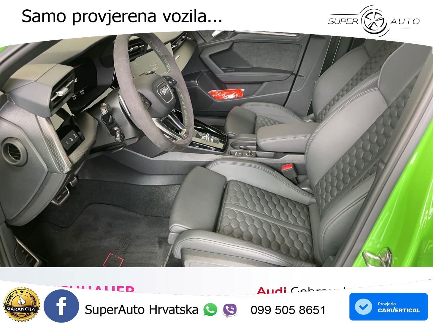 Audi RS3 Sportback 2.5 TFSI (400 KS) quattro S tronic LED+GR SJED+ACC