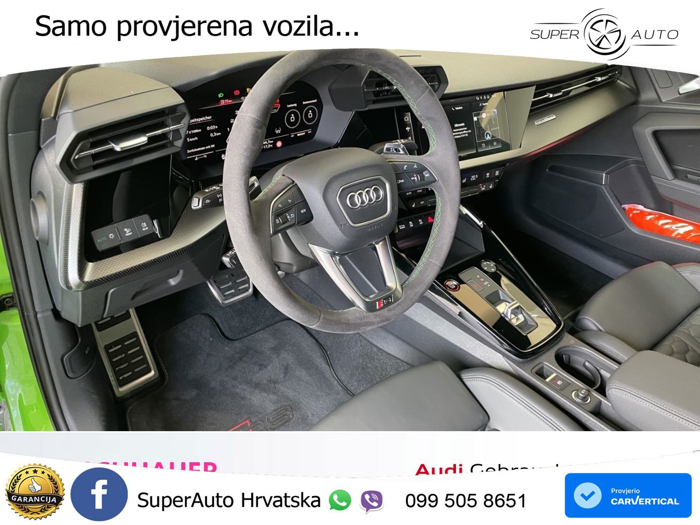 Audi RS3 Sportback 2.5 TFSI (400 KS) quattro S tronic LED+GR SJED+ACC