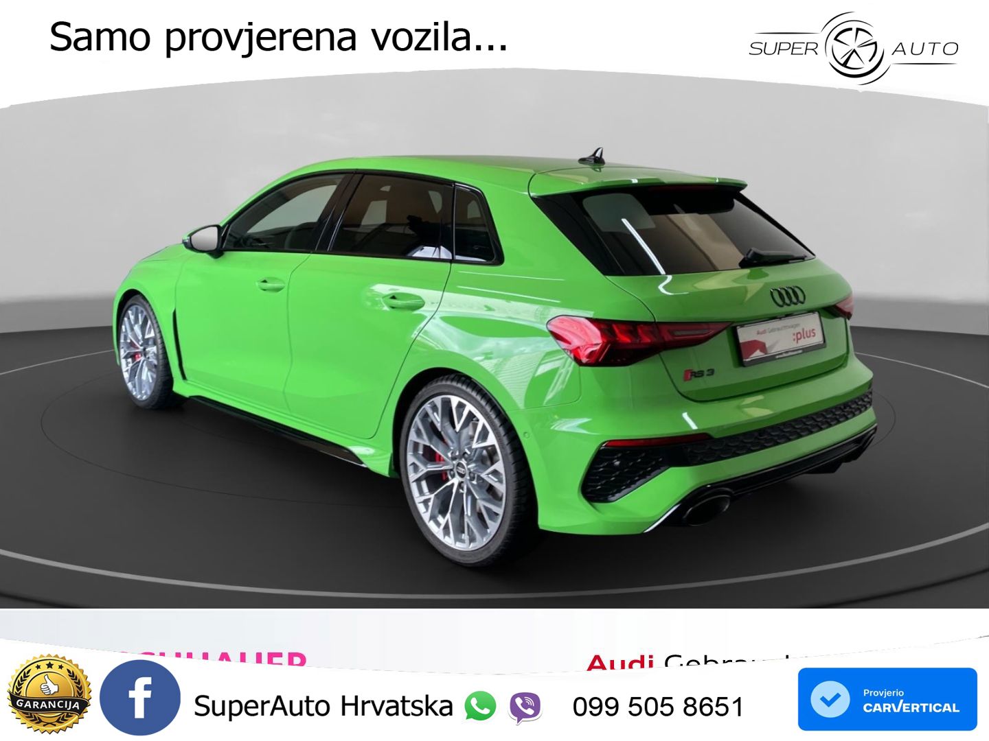 Audi RS3 Sportback 2.5 TFSI (400 KS) quattro S tronic LED+GR SJED+ACC