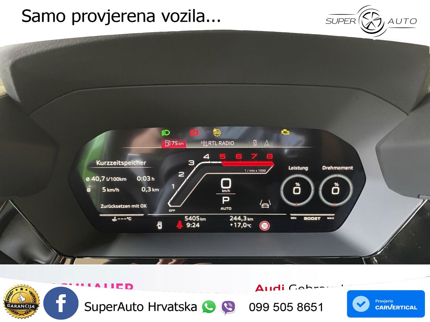 Audi RS3 Sportback 2.5 TFSI (400 KS) quattro S tronic LED+GR SJED+ACC