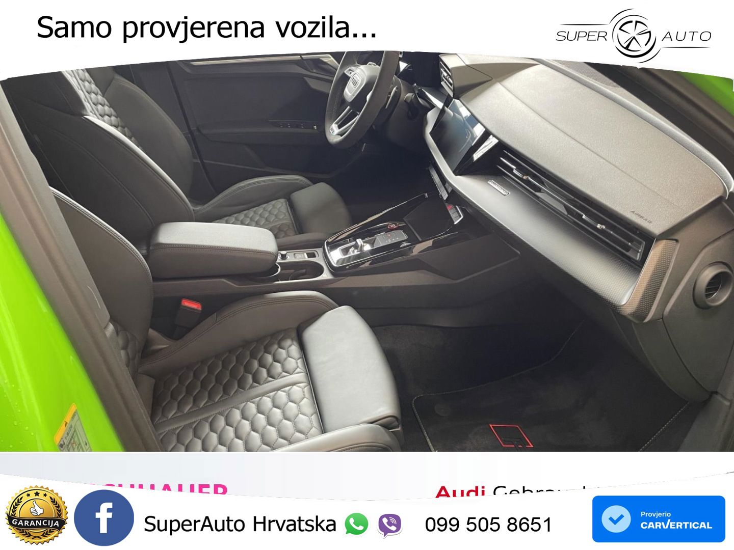 Audi RS3 Sportback 2.5 TFSI (400 KS) quattro S tronic LED+GR SJED+ACC