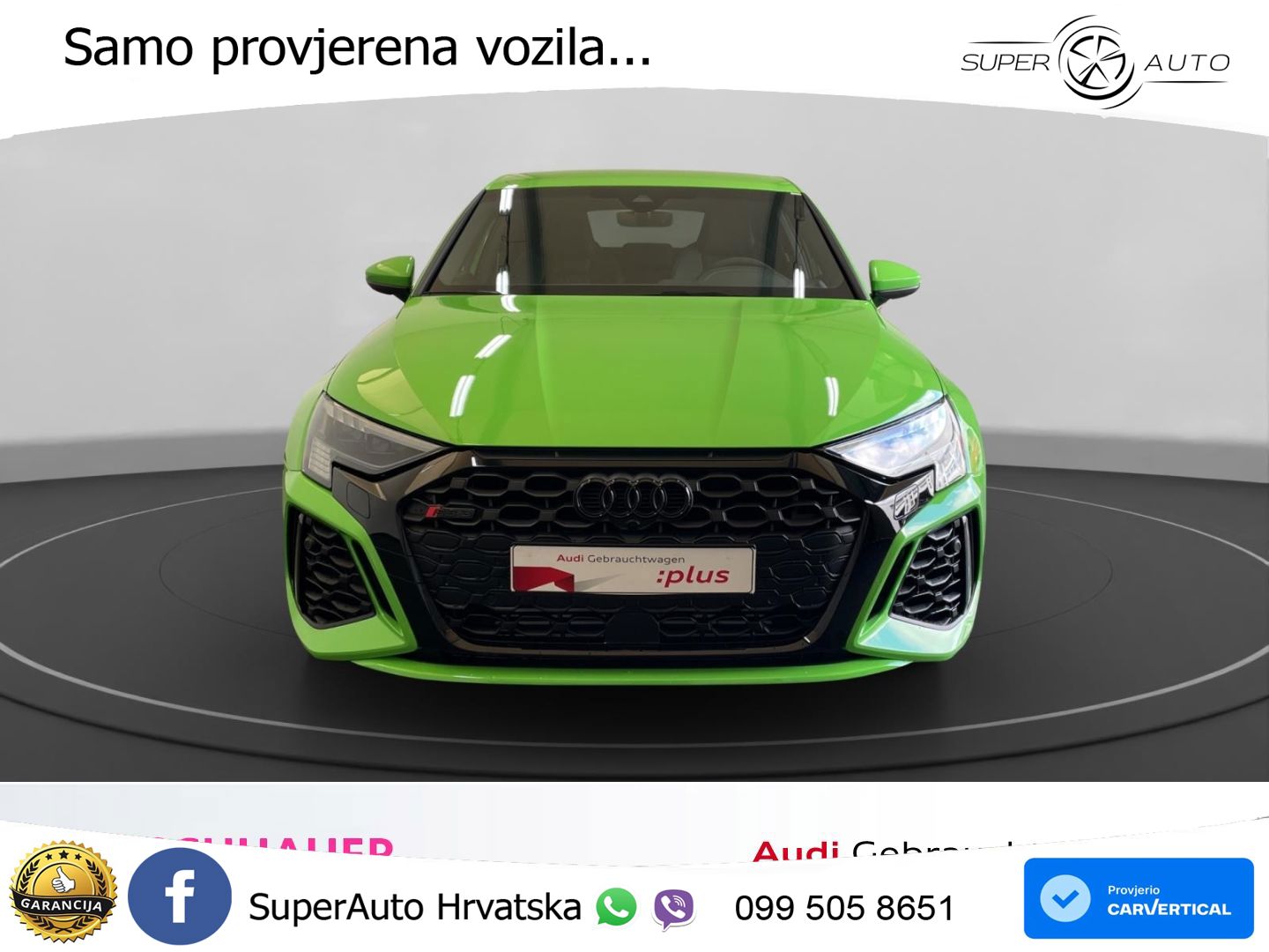 Audi RS3 Sportback 2.5 TFSI (400 KS) quattro S tronic LED+GR SJED+ACC