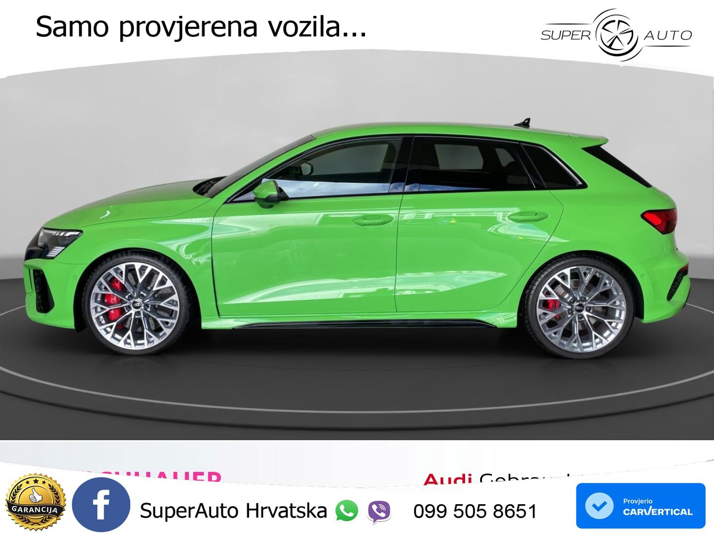 Audi RS3 Sportback 2.5 TFSI (400 KS) quattro S tronic LED+GR SJED+ACC