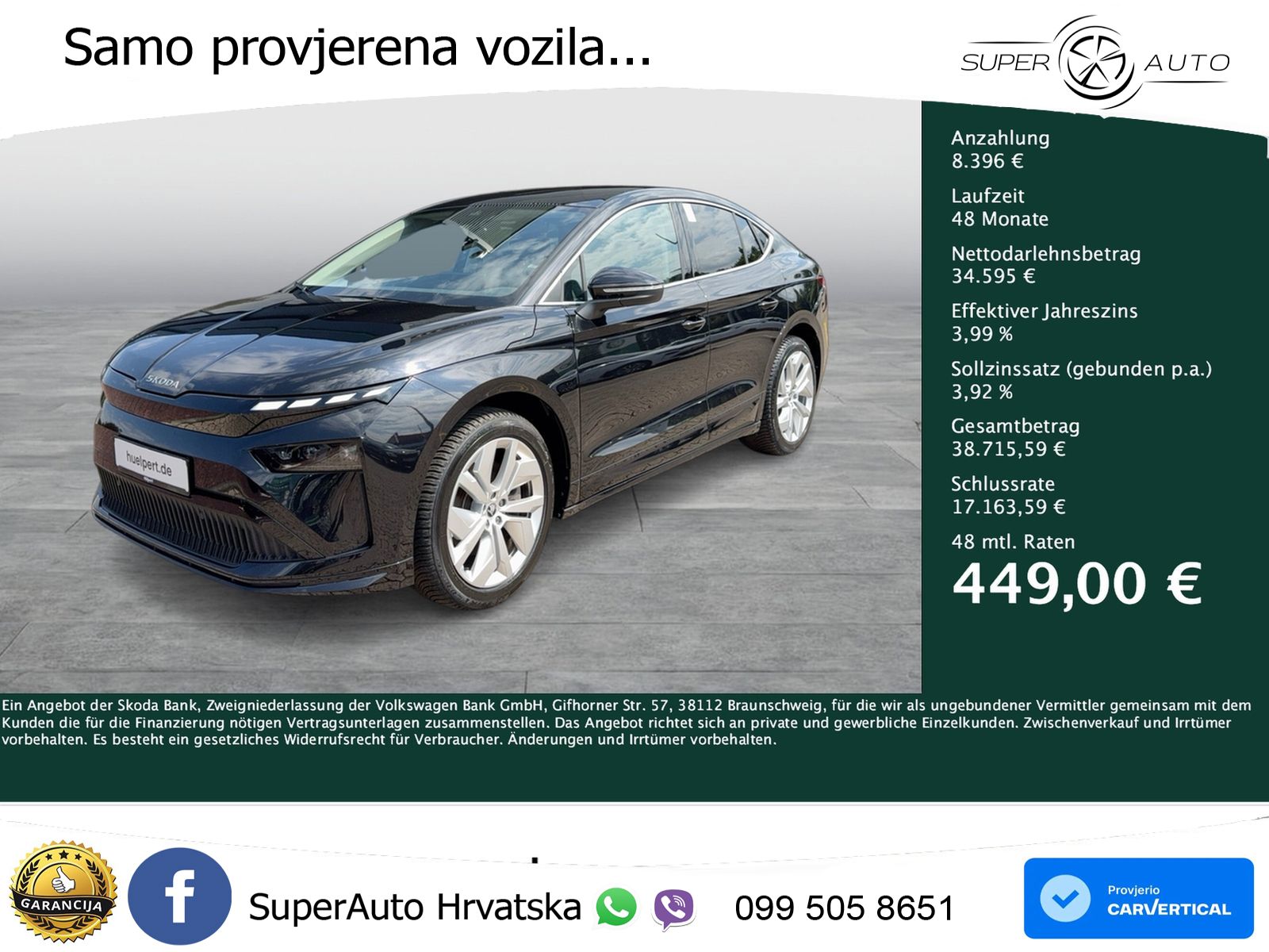 Škoda Enyaq Coupe iV 85 82 kWh (286 KS) Loft LED+GR SJED+ACC
