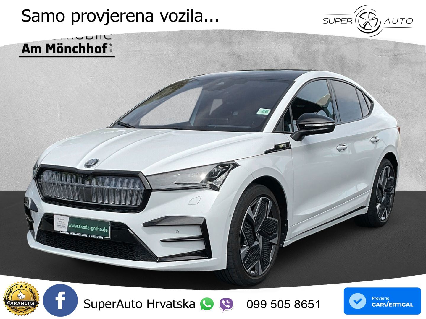 Škoda Enyaq Coupe iV RS 82 kWh (299 KS) AWD Lounge LED+GR SJED+ACC