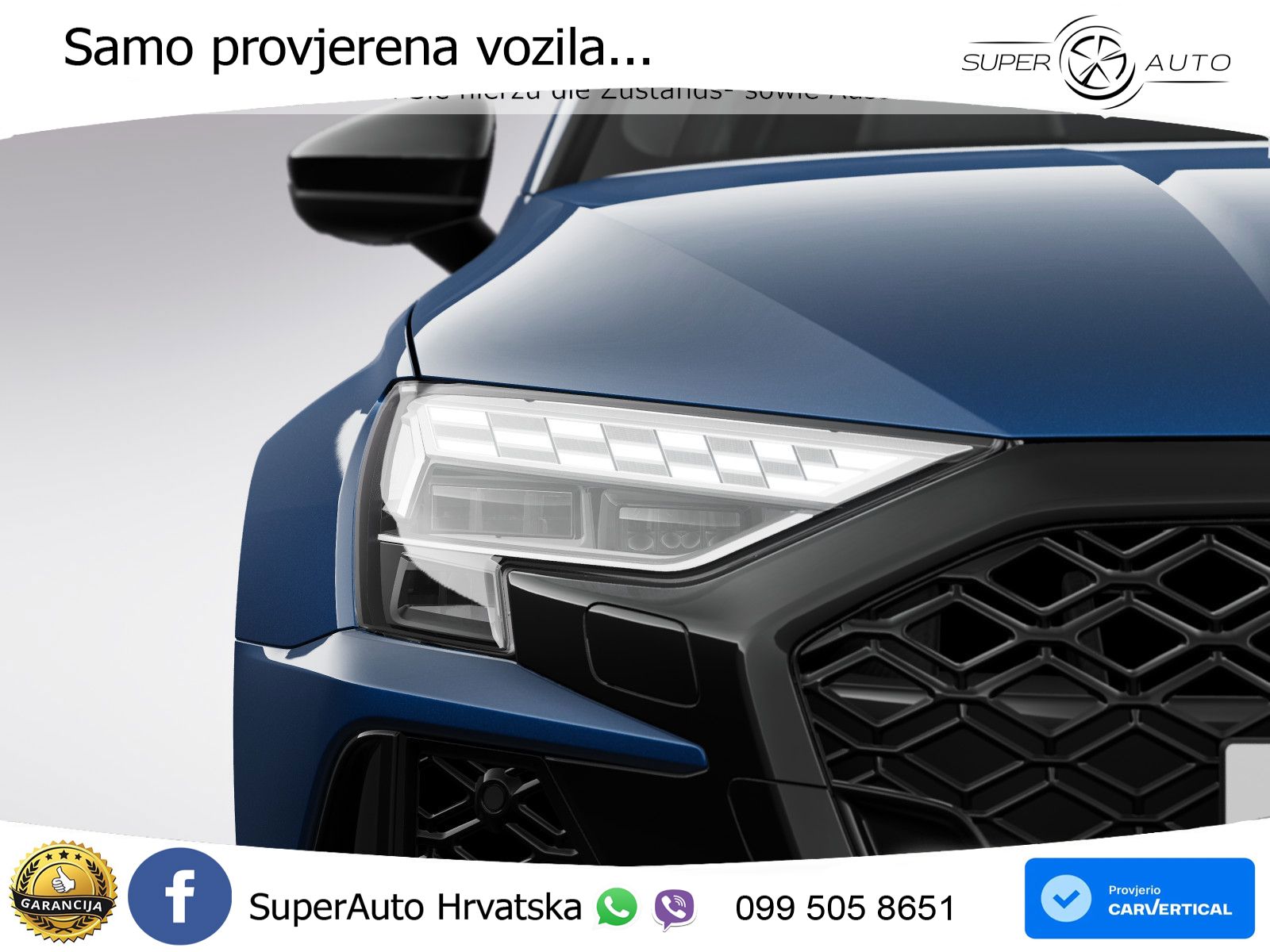 Audi RS3 Sedan 2.5 TFSI (400 KS) quattro S tronic LED+GR SJED+ACC