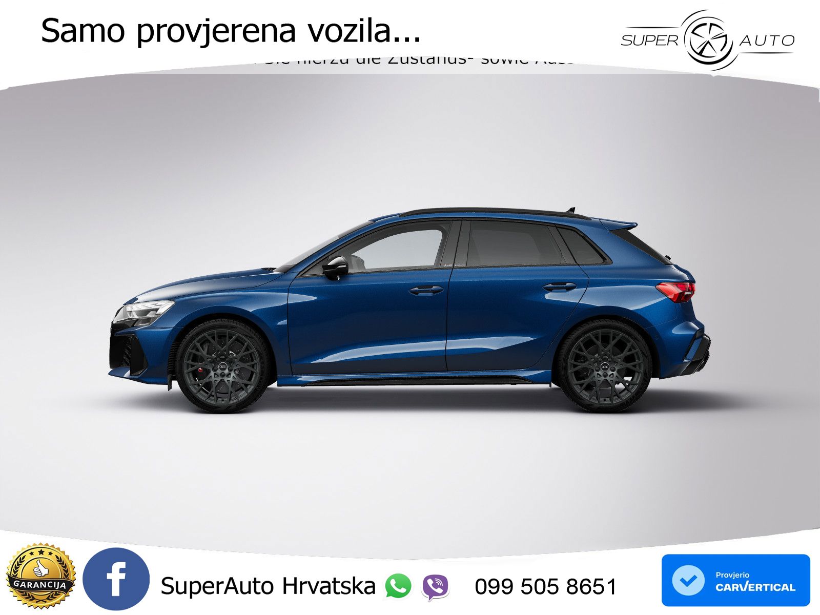Audi RS3 Sedan 2.5 TFSI (400 KS) quattro S tronic LED+GR SJED+ACC