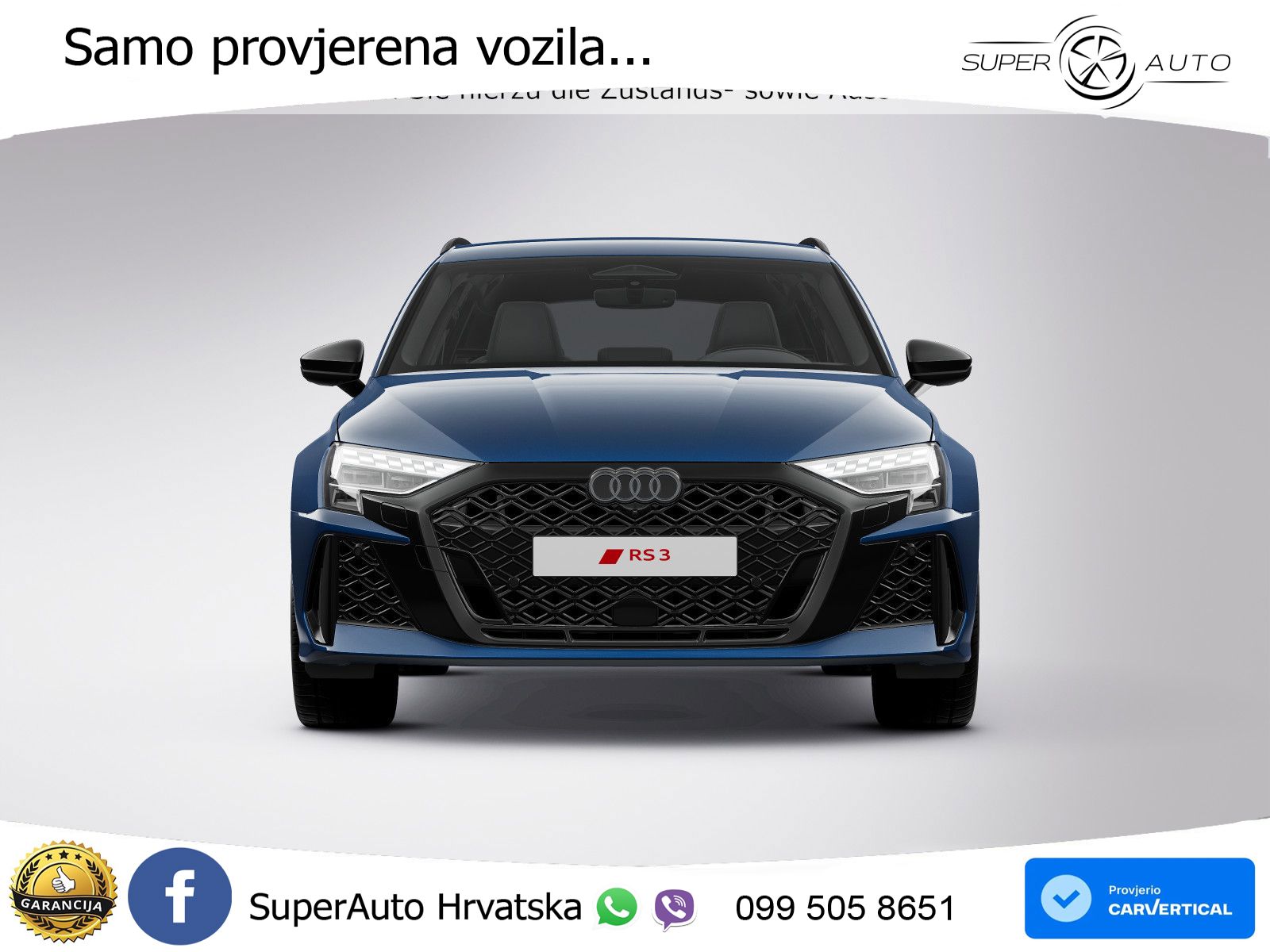 Audi RS3 Sedan 2.5 TFSI (400 KS) quattro S tronic LED+GR SJED+ACC