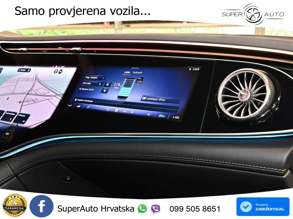 Mercedes EQE 500 100 kWh (408 KS) 4MATIC AMG ZRAČNI+ACC+GR SJED+KAM+PANO