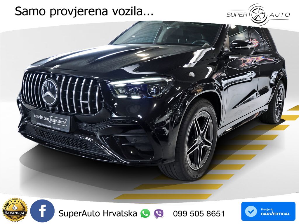 Mercedes AMG GLE 53 (435 KS) EQ Boost 4MATIC+ AMG SPEEDSHIFT TCT 9G LED+GR SJED+ACC
