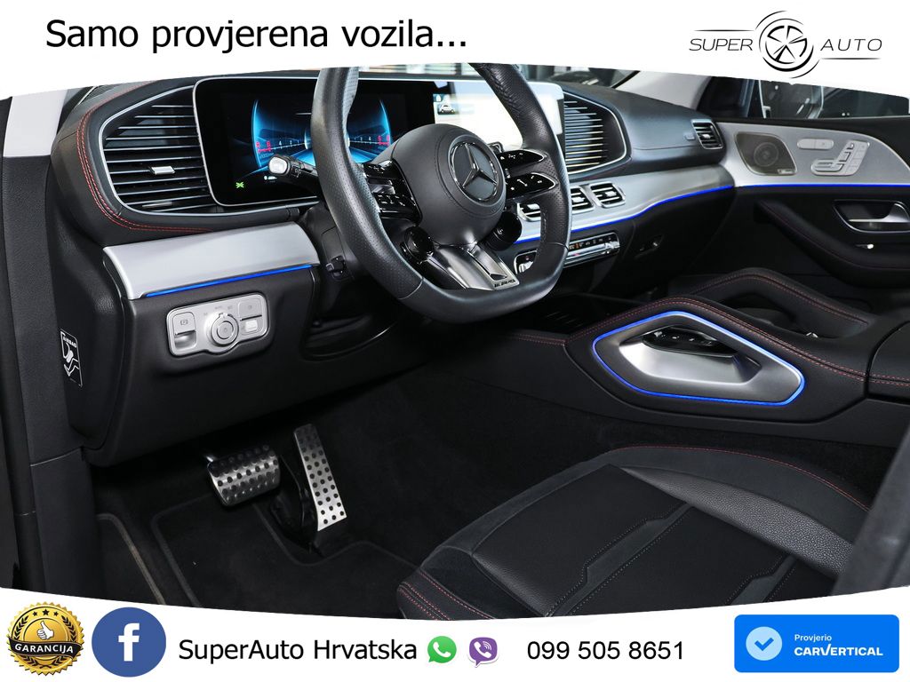 Mercedes AMG GLE 53 (435 KS) EQ Boost 4MATIC+ AMG SPEEDSHIFT TCT 9G LED+GR SJED+ACC