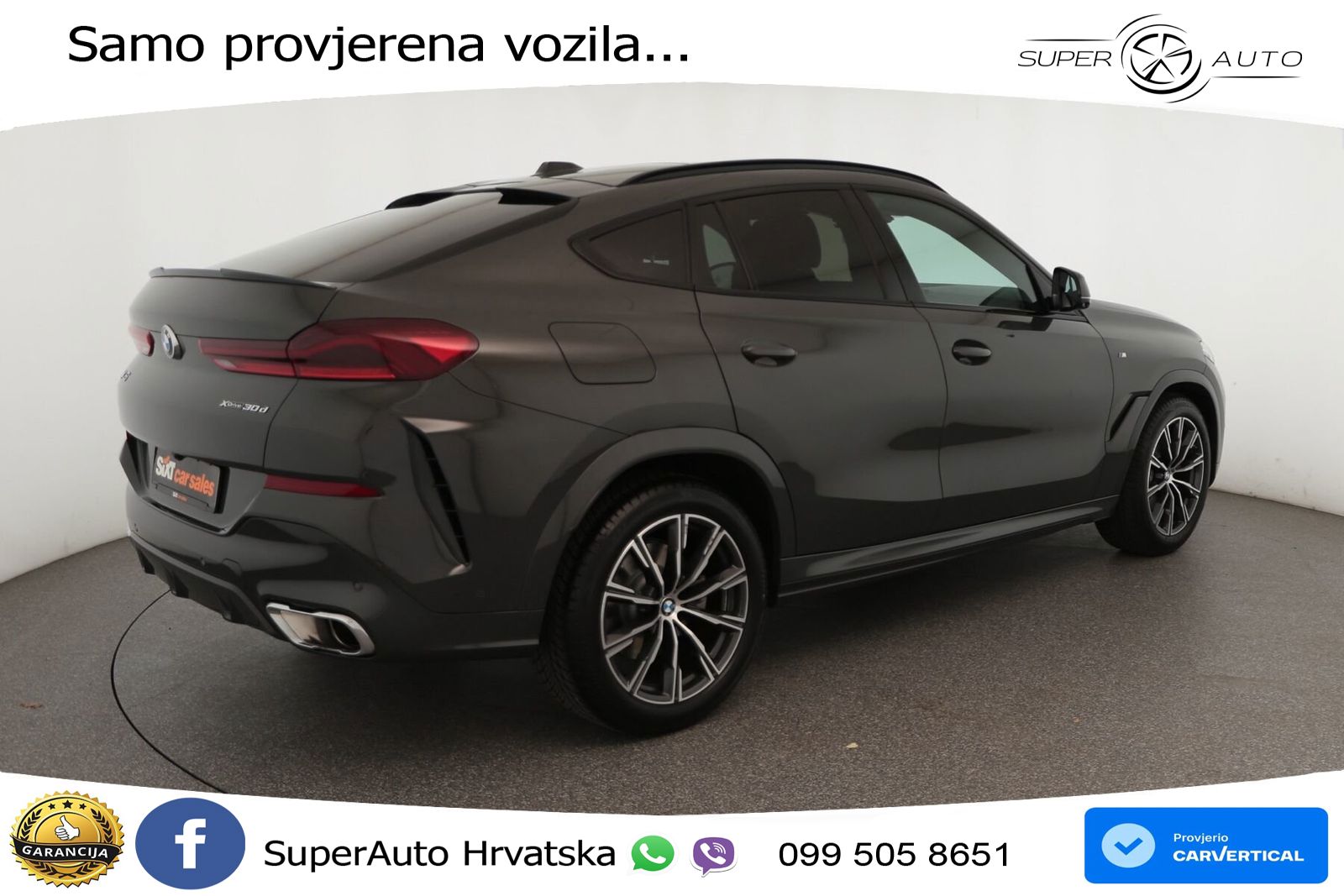BMW X6 30d (298 KS) xDrive Steptronic M Sport LED+GR SJED+ACC