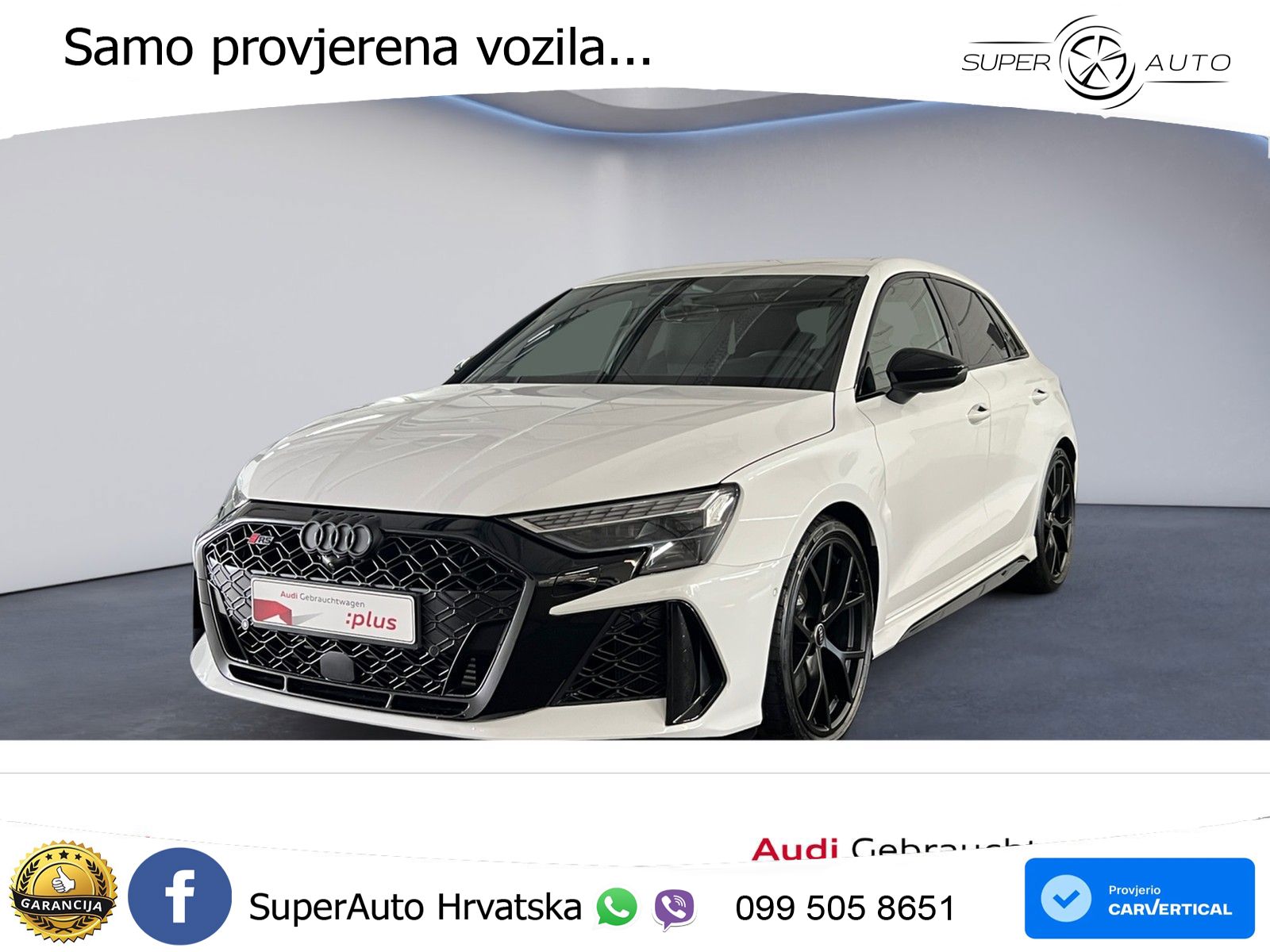 Audi RS3 Sedan 2.5 TFSI (400 KS) quattro S tronic LED+GR SJED+ACC