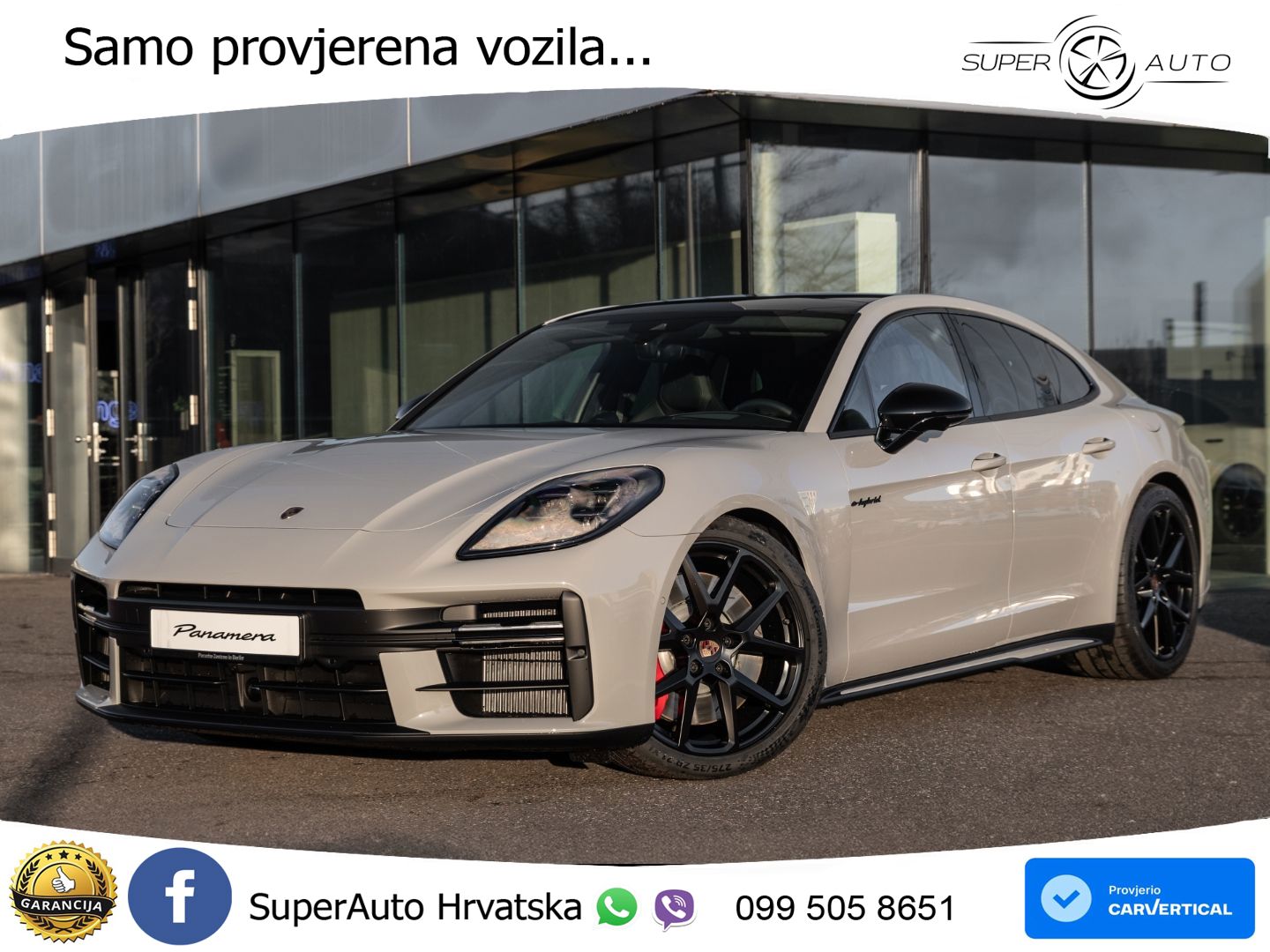 Porsche Panamera 4S 2.9 V6 (544 KS) E-Hybrid PDK ACC+HEAD+4xGR SJED+360+PANO