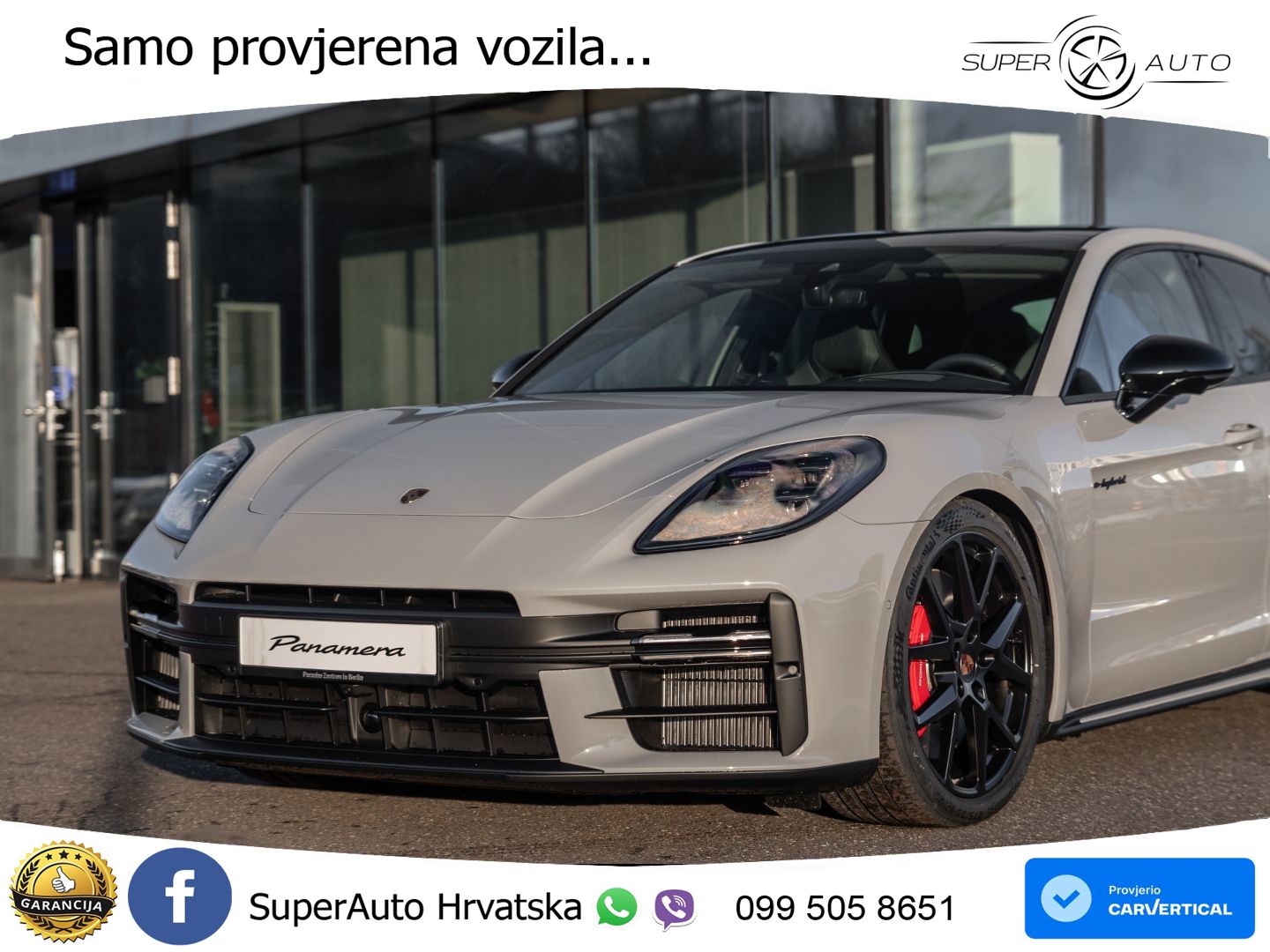 Porsche Panamera 4S 2.9 V6 (544 KS) E-Hybrid PDK ACC+HEAD+4xGR SJED+360+PANO