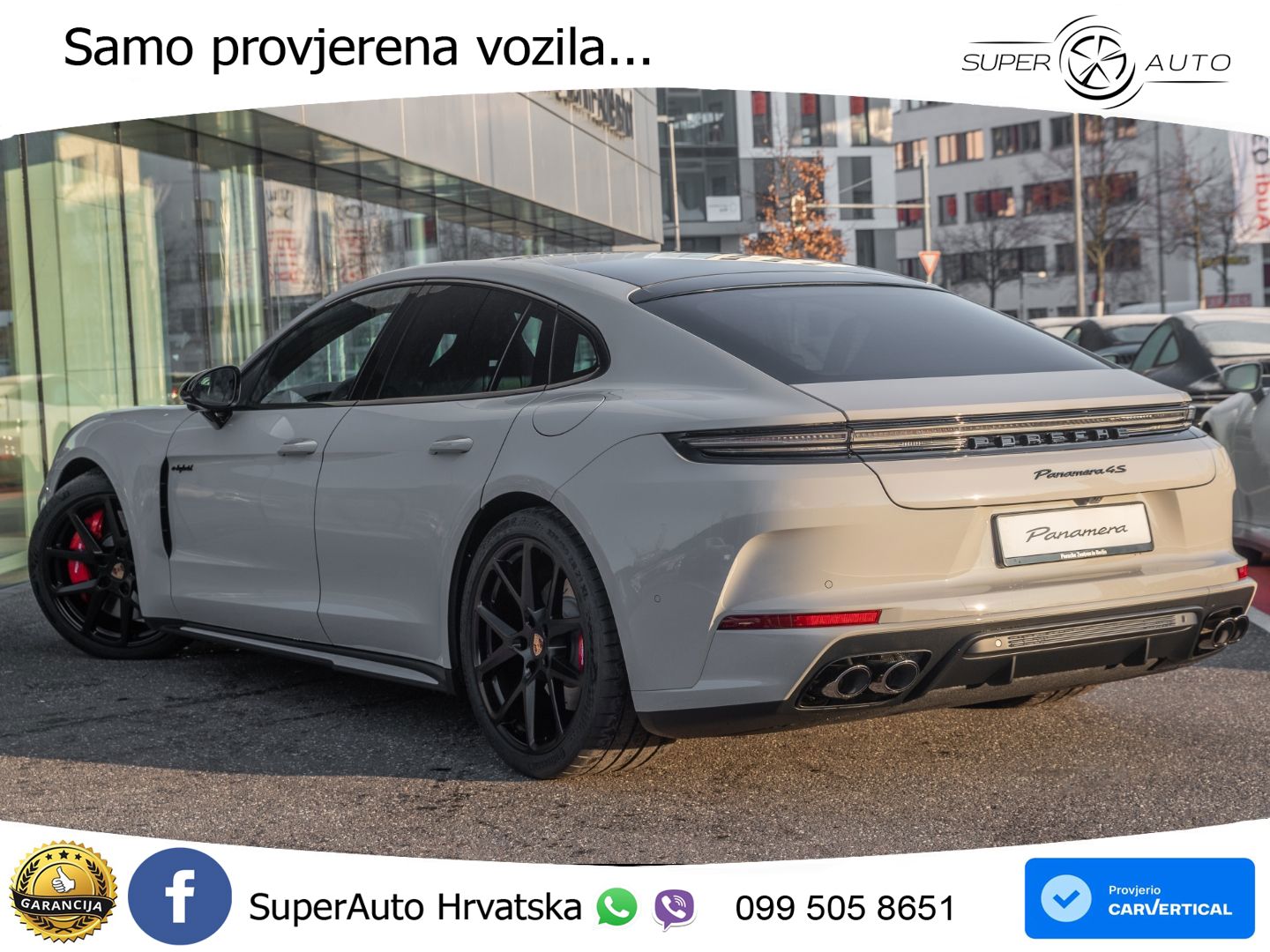 Porsche Panamera 4S 2.9 V6 (544 KS) E-Hybrid PDK ACC+HEAD+4xGR SJED+360+PANO