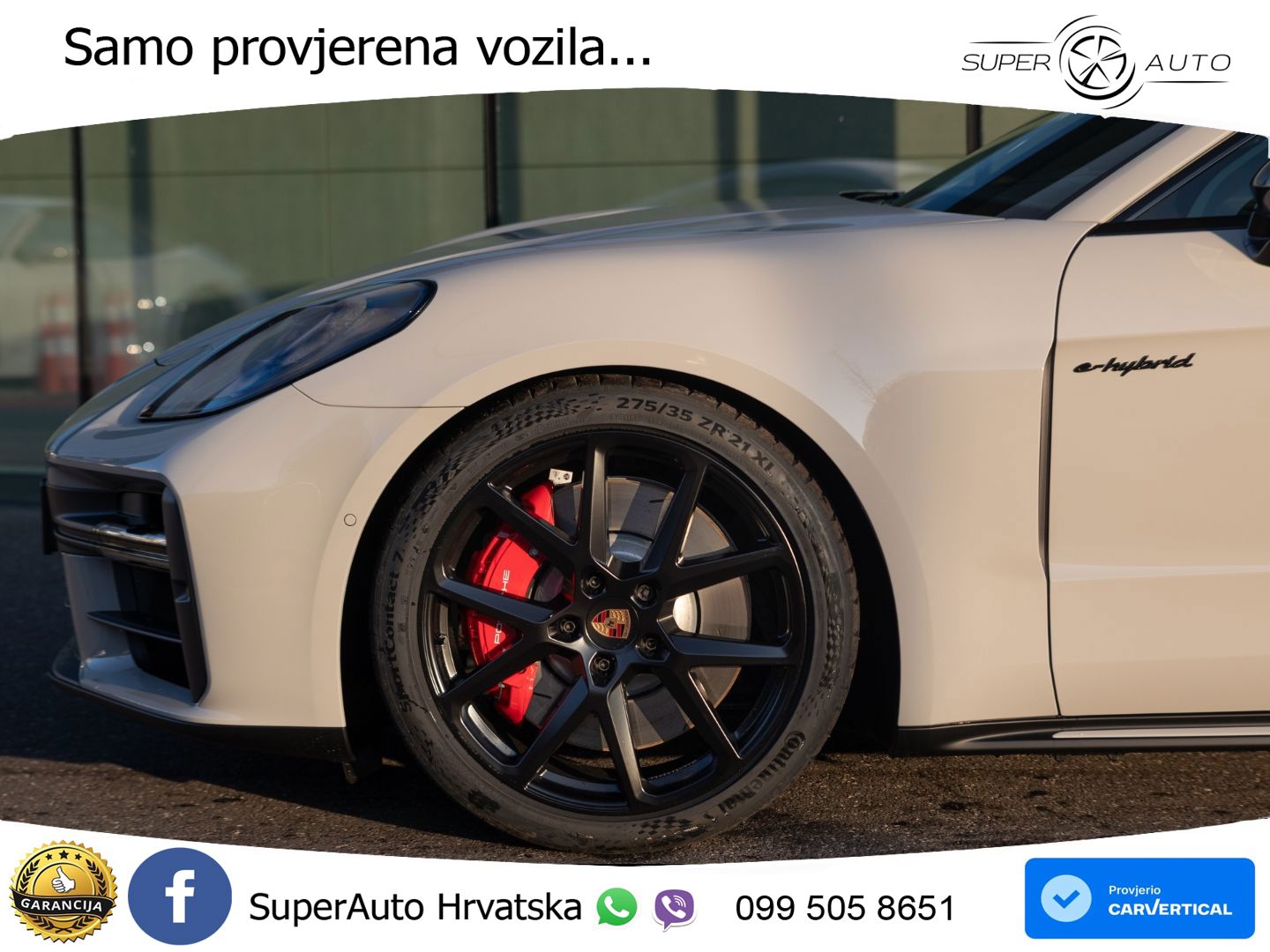 Porsche Panamera 4S 2.9 V6 (544 KS) E-Hybrid PDK ACC+HEAD+4xGR SJED+360+PANO