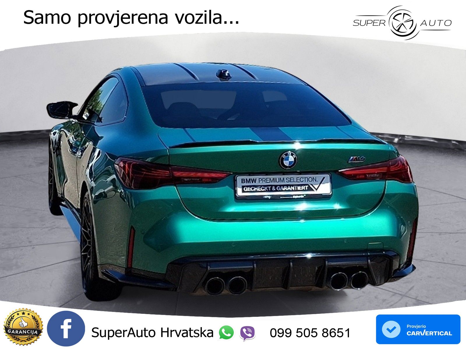 BMW M4 Competition 3.0 (510 KS) Steptronic LED+GR SJED+ACC