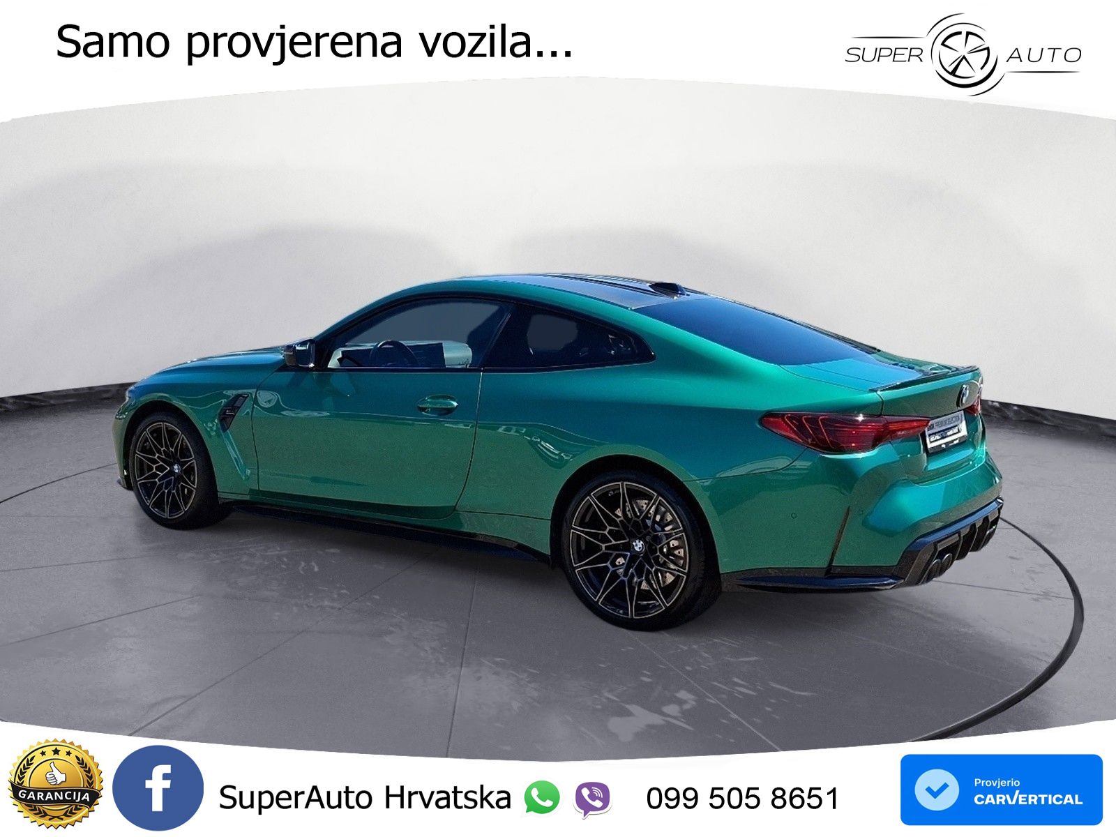 BMW M4 Competition 3.0 (510 KS) Steptronic LED+GR SJED+ACC