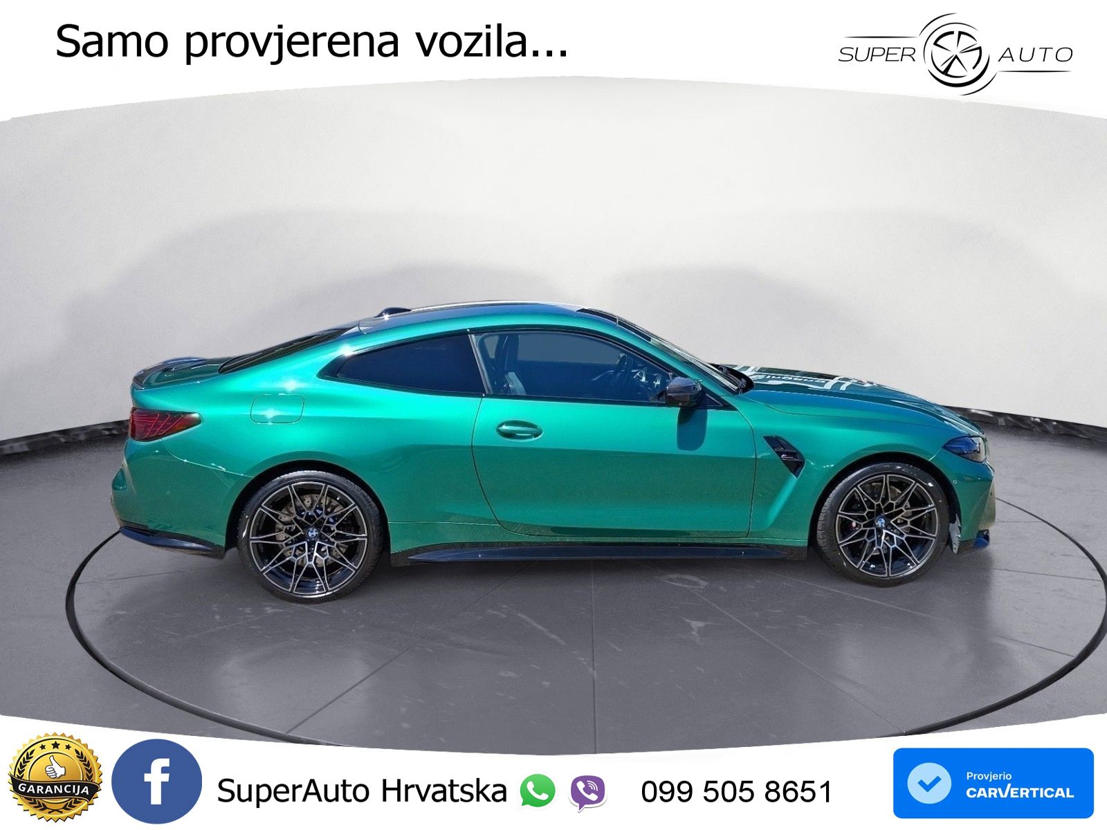 BMW M4 Competition 3.0 (510 KS) Steptronic LED+GR SJED+ACC