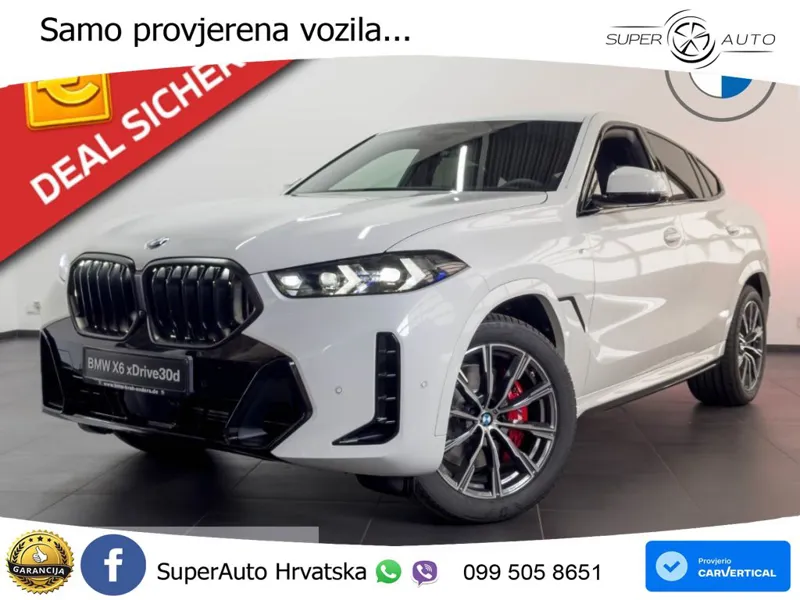 BMW X6 30d (298 KS) xDrive Steptronic M Sport LED+GR SJED+ACC