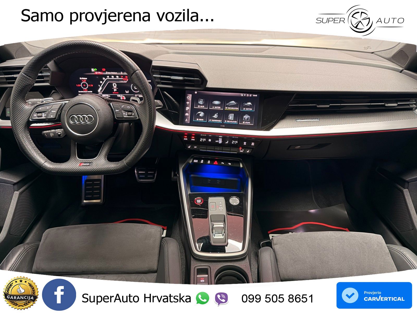 Audi RS3 Sedan 2.5 TFSI (400 KS) quattro S tronic