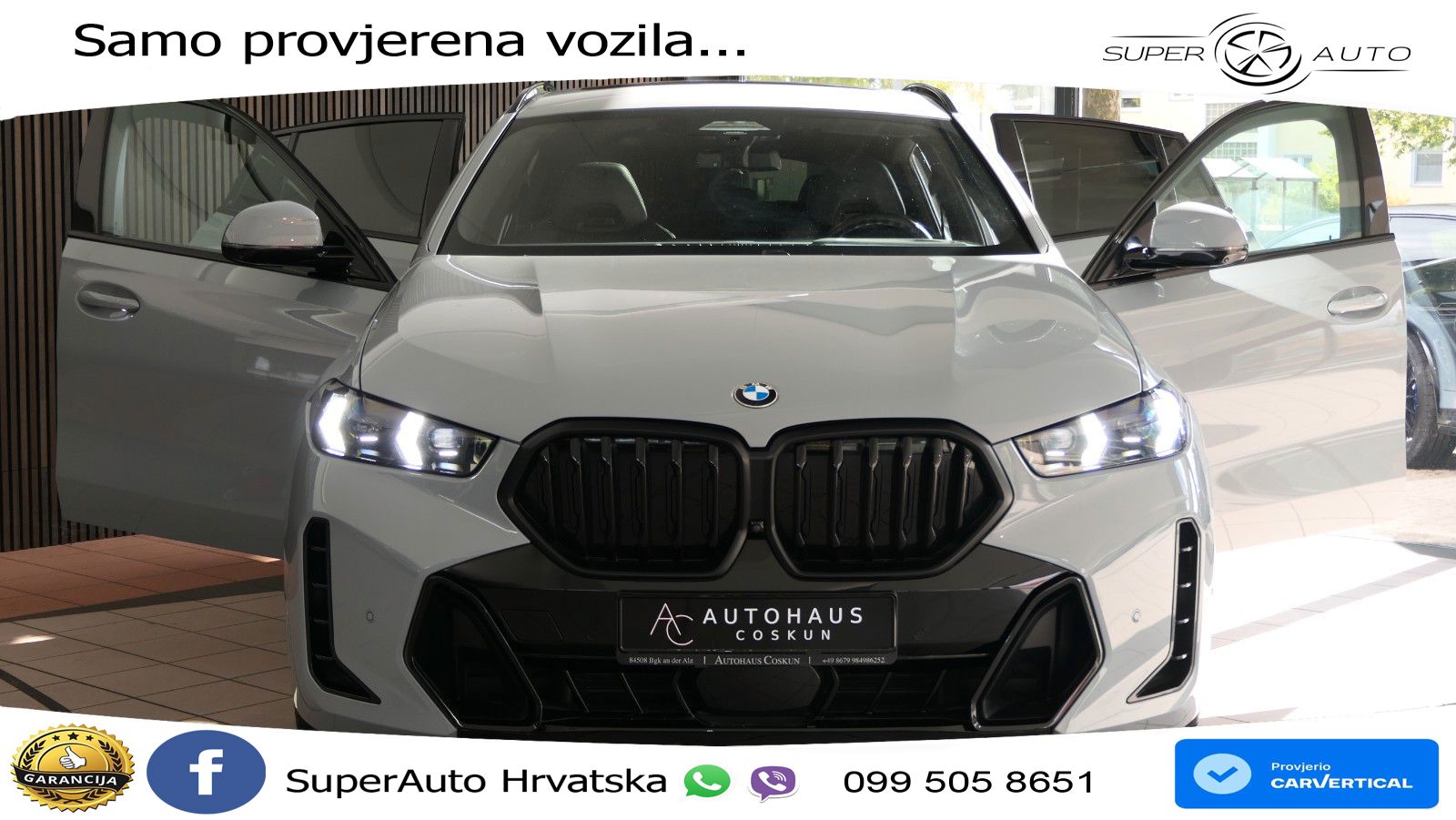 BMW X6 30d (298 KS) xDrive Steptronic M Sport LED+GR SJED+ACC