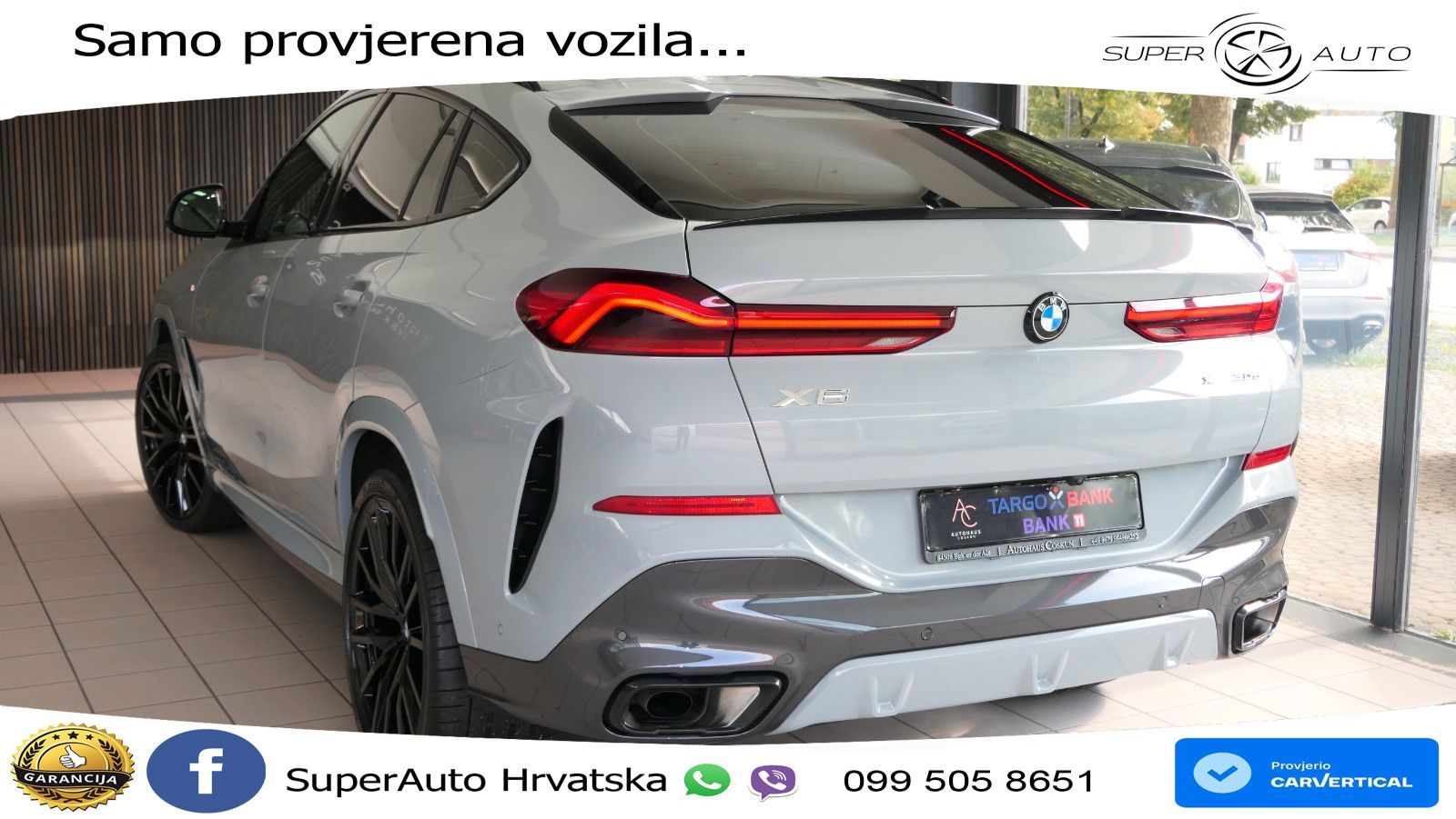 BMW X6 30d (298 KS) xDrive Steptronic M Sport LED+GR SJED+ACC