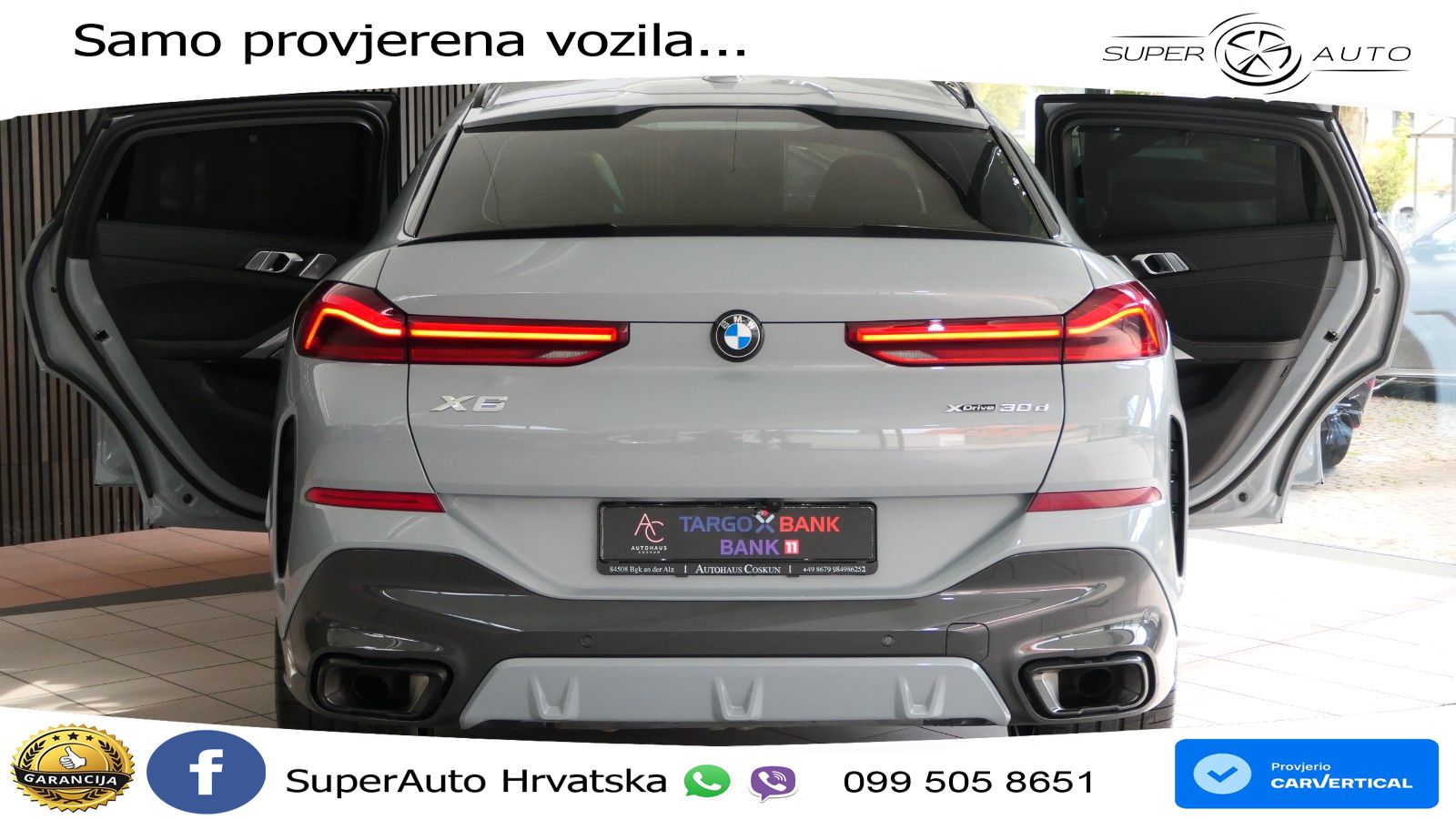 BMW X6 30d (298 KS) xDrive Steptronic M Sport LED+GR SJED+ACC