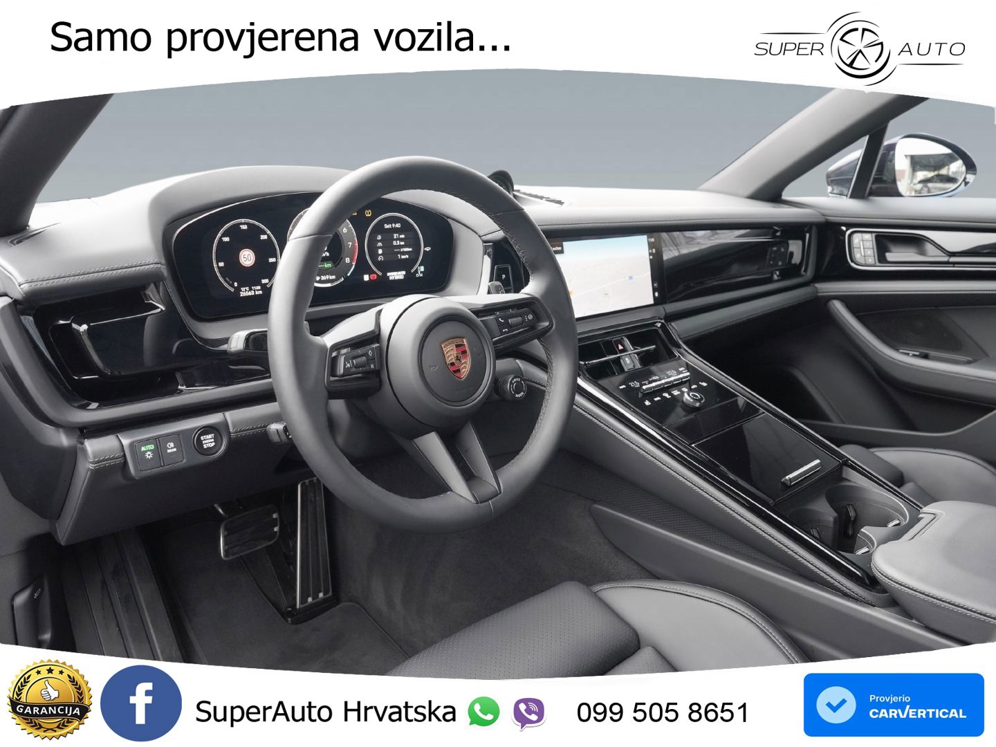Porsche Panamera 4S 2.9 V6 (544 KS) E-Hybrid PDK ACC+HEAD+4xGR SJED+360+PANO