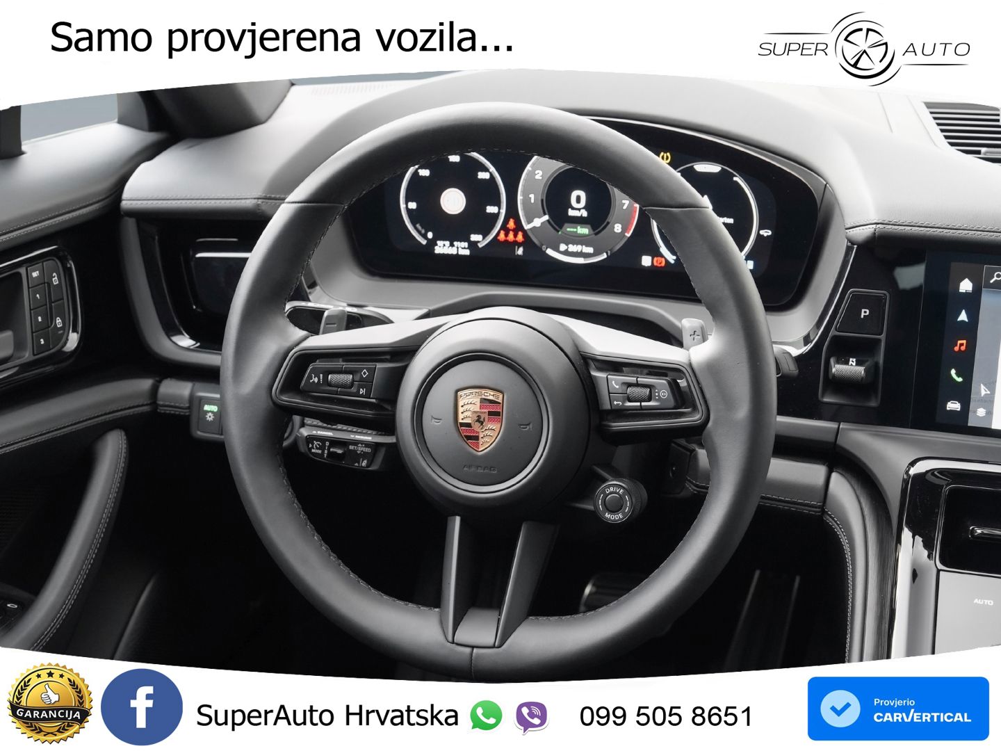 Porsche Panamera 4S 2.9 V6 (544 KS) E-Hybrid PDK ACC+HEAD+4xGR SJED+360+PANO