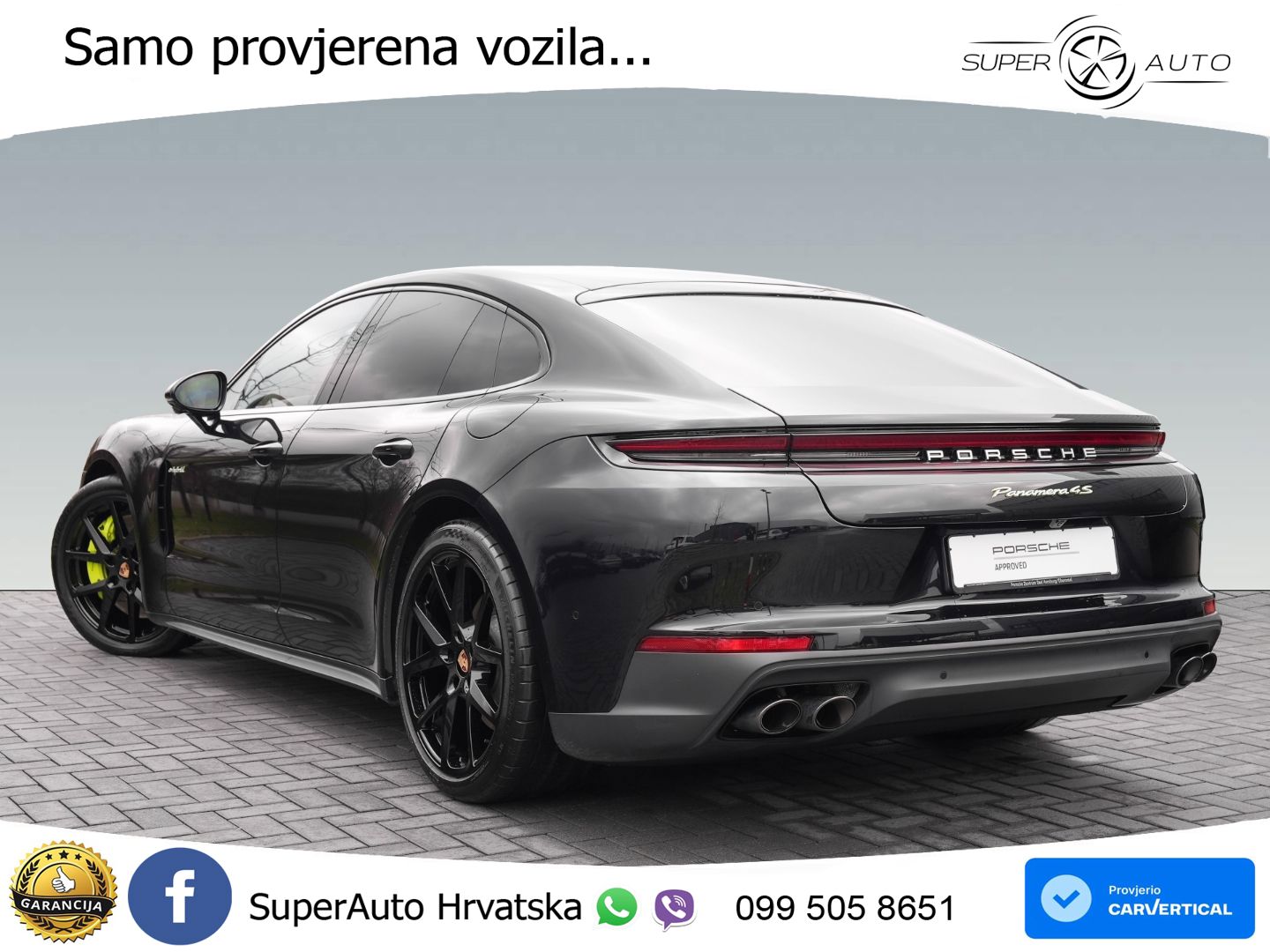 Porsche Panamera 4S 2.9 V6 (544 KS) E-Hybrid PDK ACC+HEAD+4xGR SJED+360+PANO