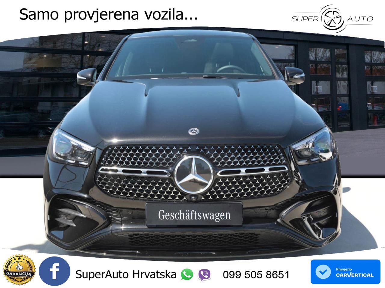 Mercedes GLE Coupe 300d (269 ks) EQ Boost 4MATIC 9G-TRONIC AMG LED+GR SJED+ACC
