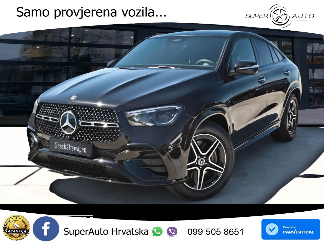 Mercedes GLE Coupe 300d (269 ks) EQ Boost 4MATIC 9G-TRONIC AMG LED+GR SJED+ACC