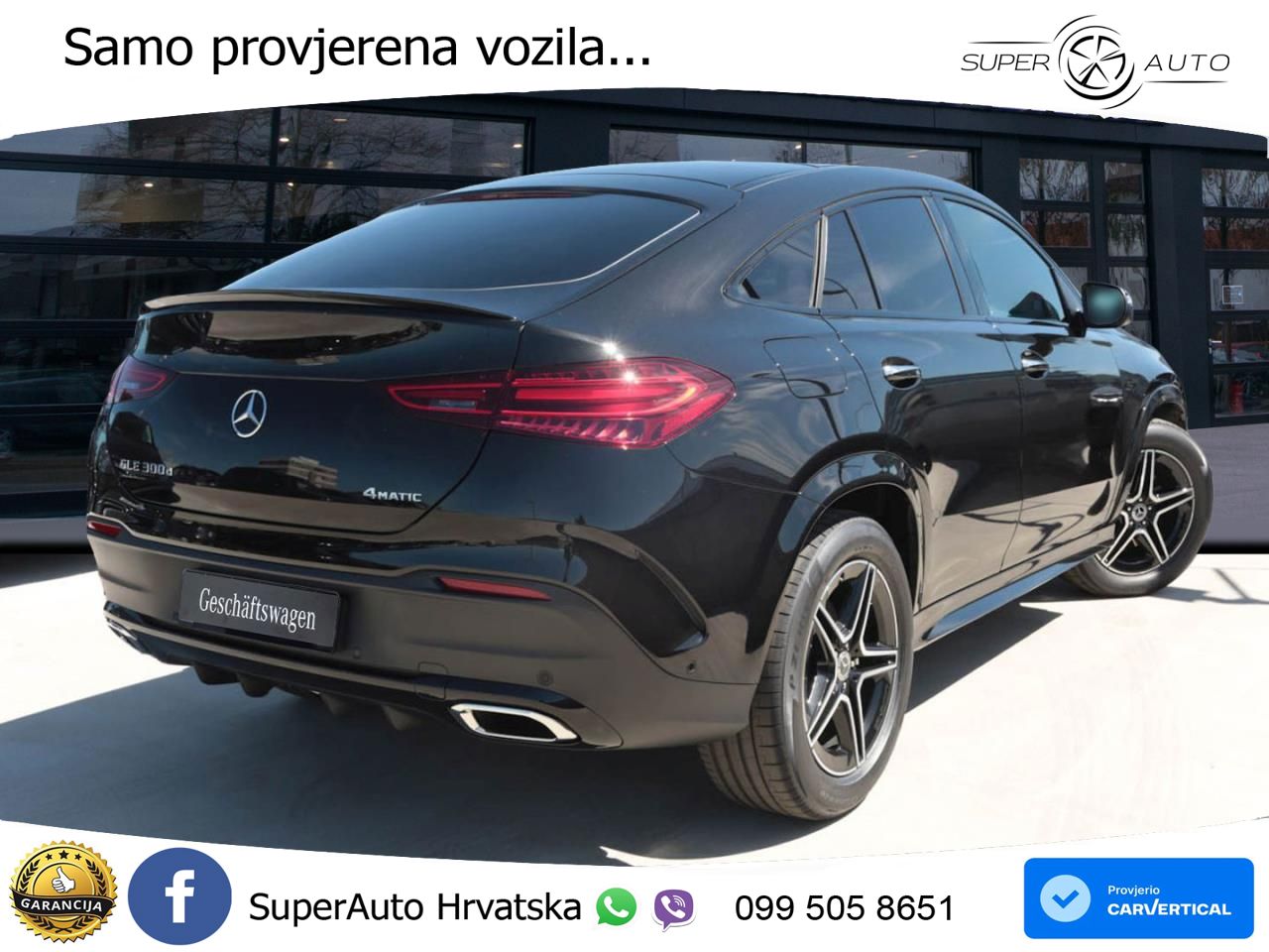 Mercedes GLE Coupe 300d (269 ks) EQ Boost 4MATIC 9G-TRONIC AMG LED+GR SJED+ACC