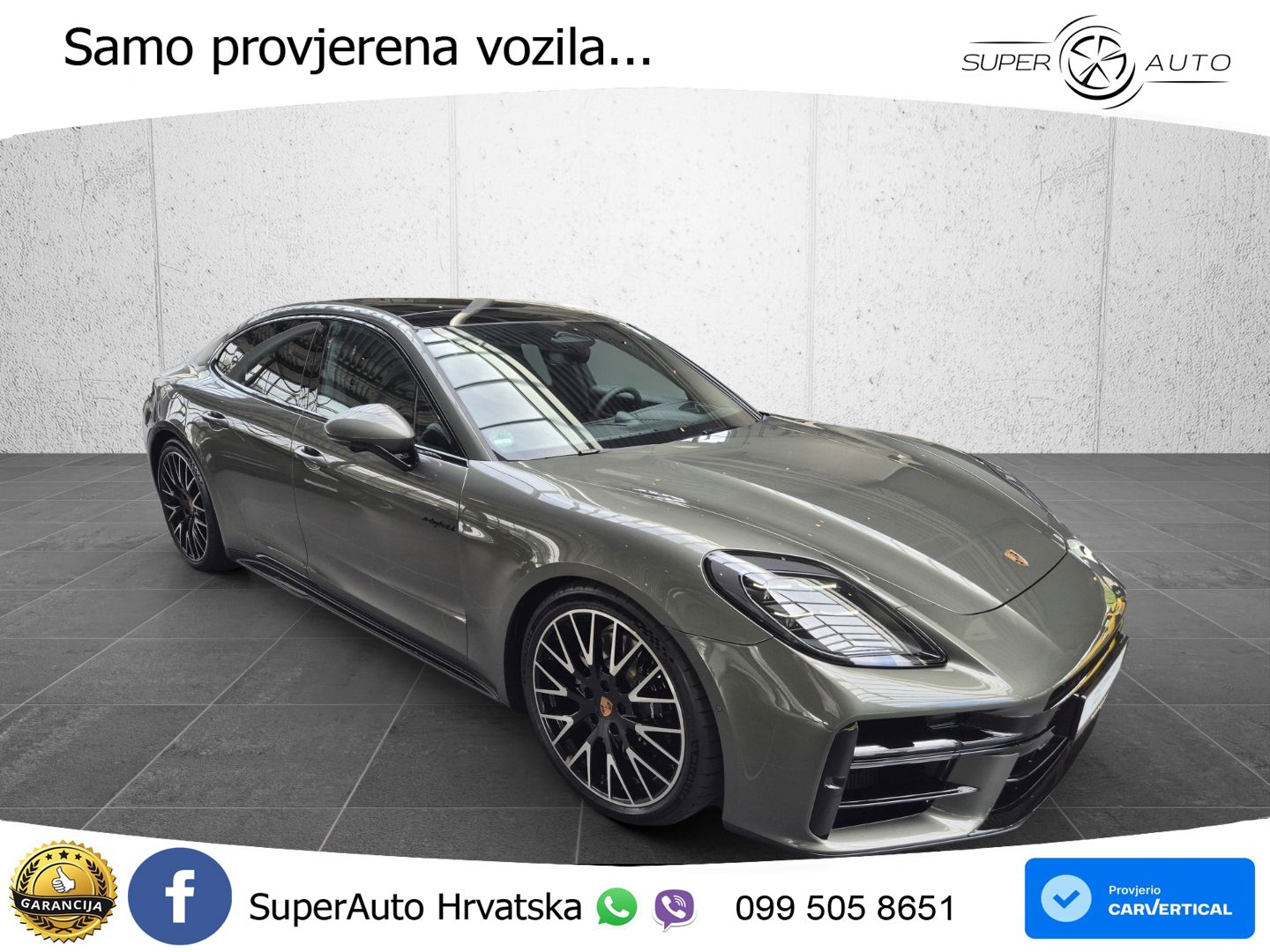 Porsche Panamera 4 2.9 V6 (470 KS) E-Hybrid PDK ACC+HEAD+4xGR SJED+360+PANO