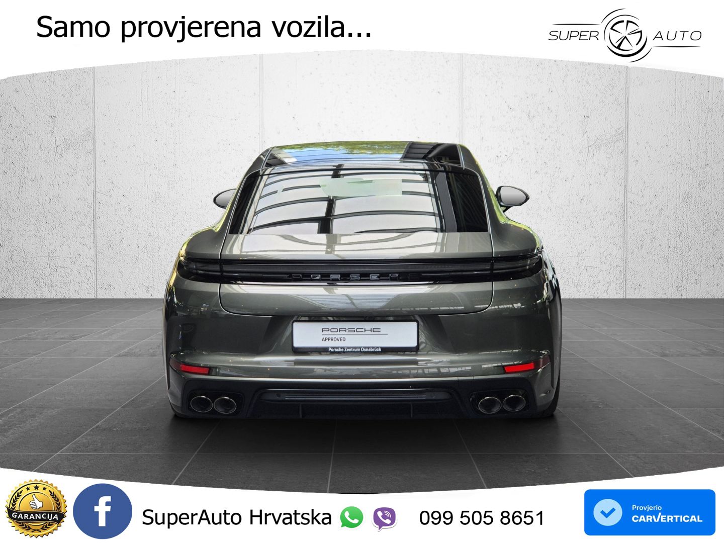 Porsche Panamera 4 2.9 V6 (470 KS) E-Hybrid PDK ACC+HEAD+4xGR SJED+360+PANO