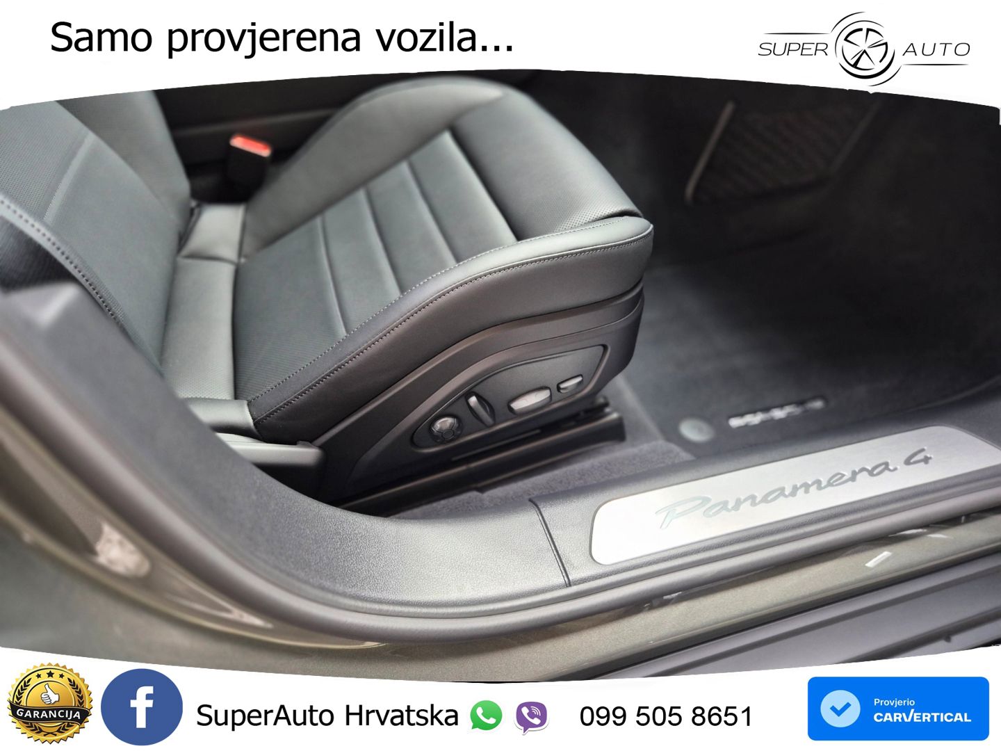 Porsche Panamera 4 2.9 V6 (470 KS) E-Hybrid PDK ACC+HEAD+4xGR SJED+360+PANO