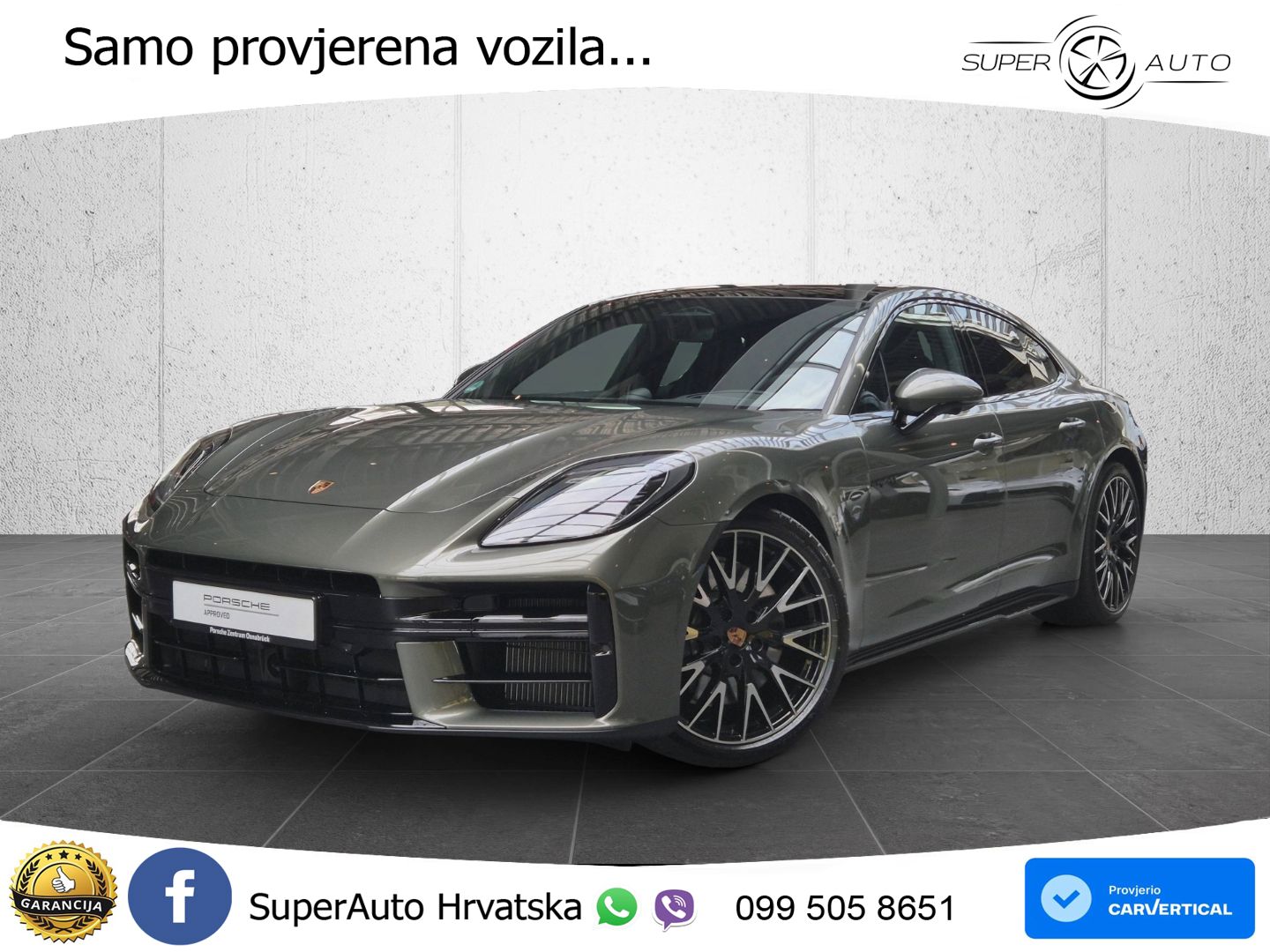 Porsche Panamera 4 2.9 V6 (470 KS) E-Hybrid PDK ACC+HEAD+4xGR SJED+360+PANO