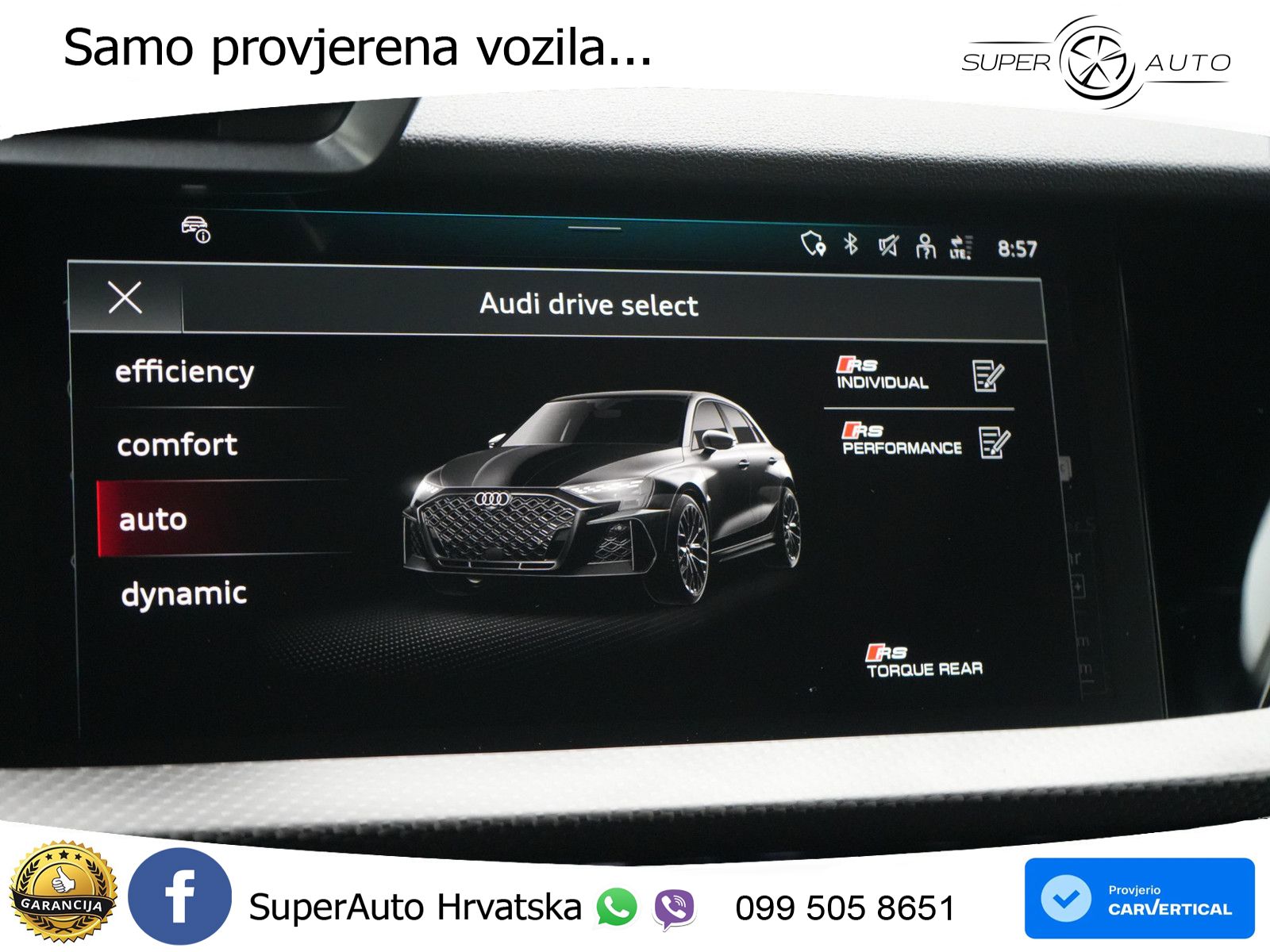 Audi RS3 Sportback 2.5 TFSI (400 KS) quattro S tronic LED+GR SJED+ACC