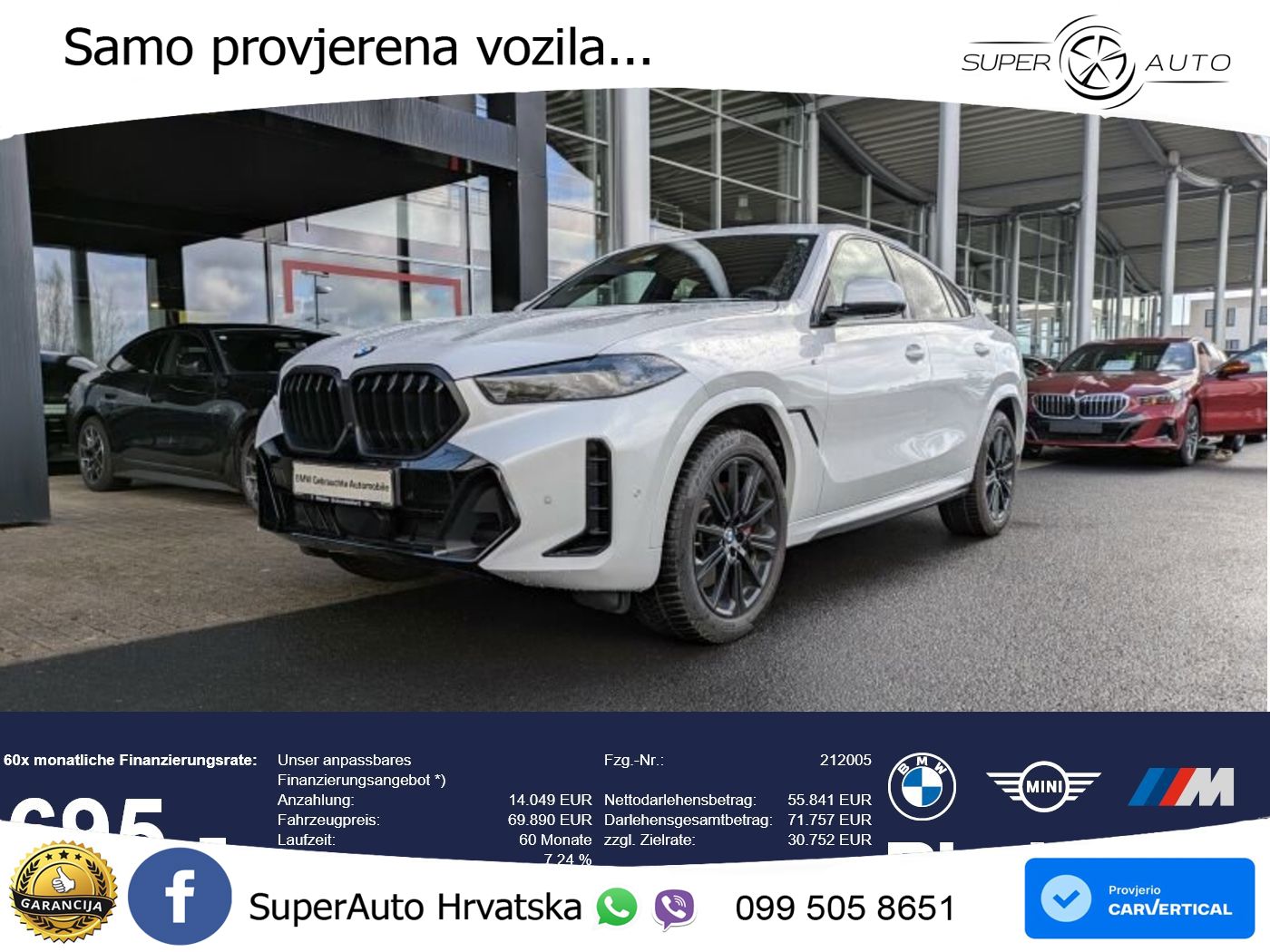 BMW X6 40d (352 KS) xDrive Steptronic M Sport LED+GR SJED+ACC