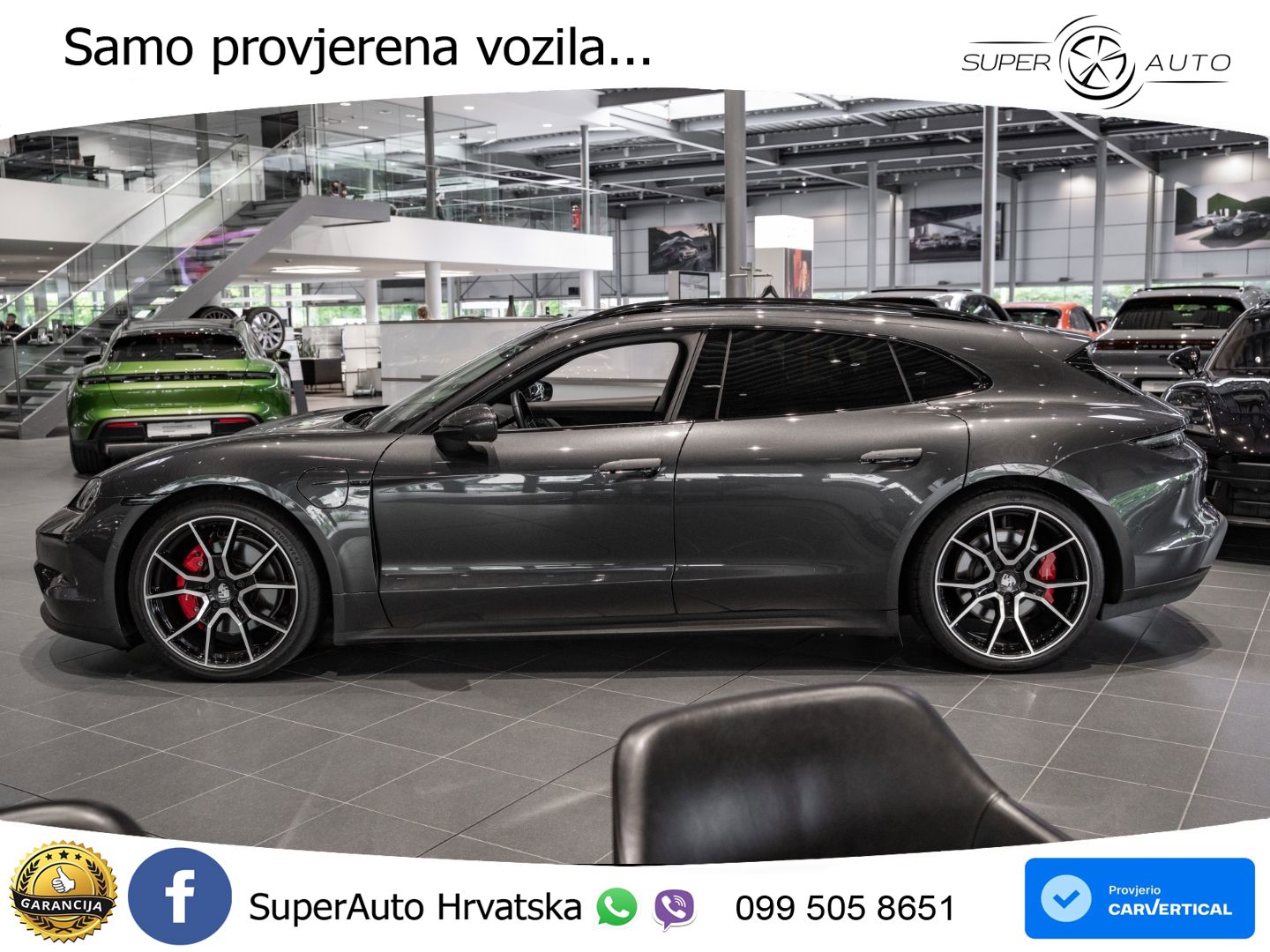 Porsche Taycan Sport Turismo 4S 105 kWh (598 KS)
