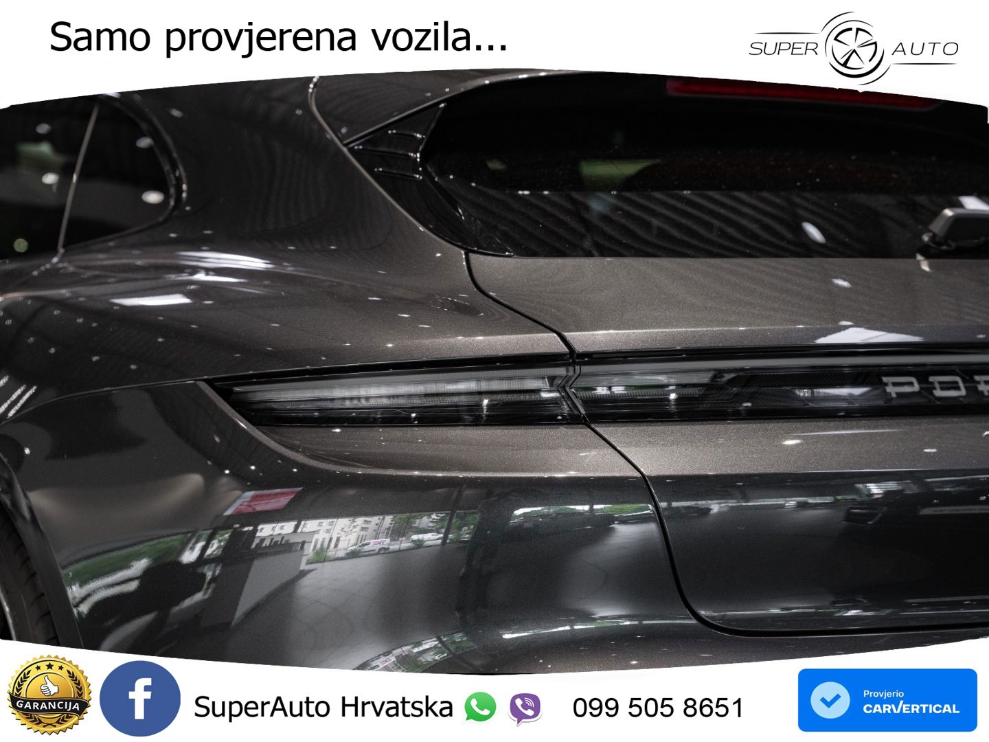 Porsche Taycan Sport Turismo 4S 105 kWh (598 KS)