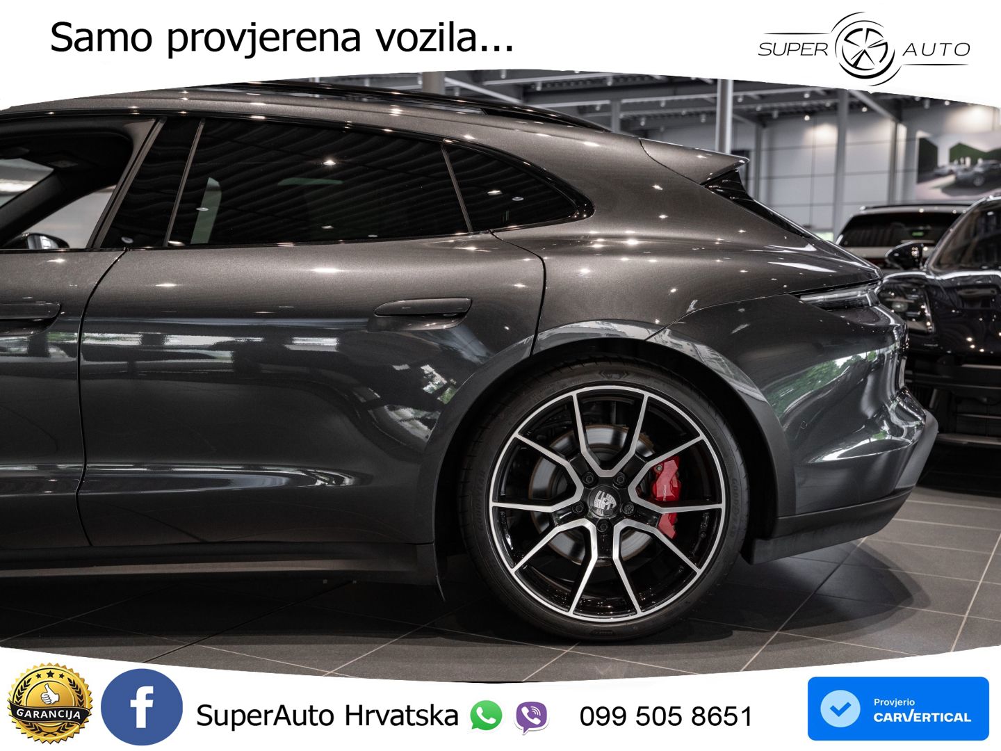 Porsche Taycan Sport Turismo 4S 105 kWh (598 KS)