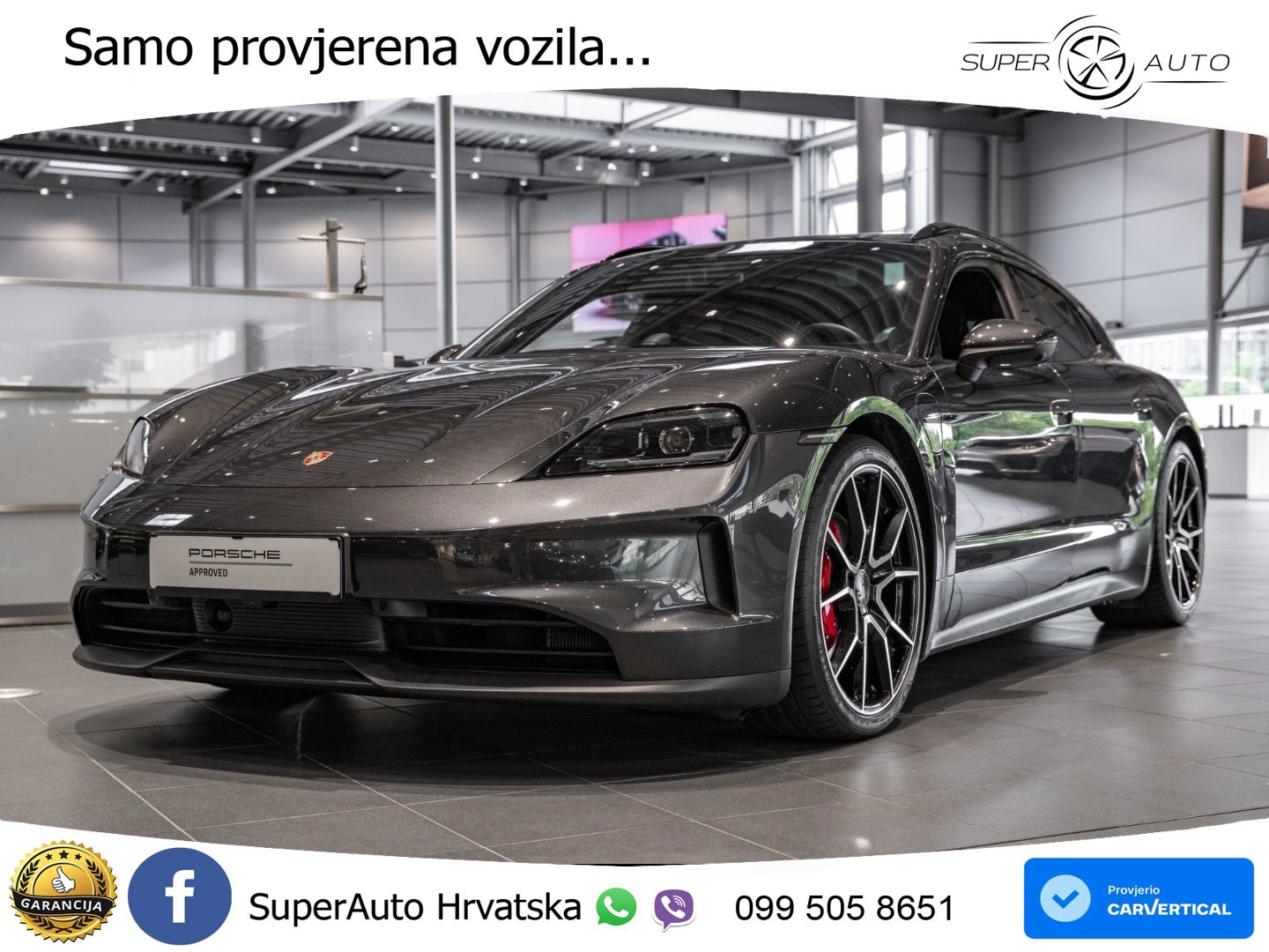 Porsche Taycan Sport Turismo 4S 105 kWh (598 KS)
