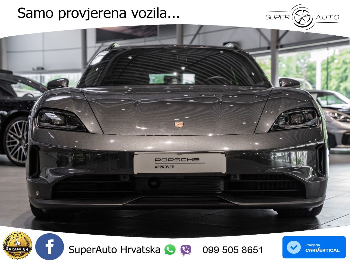 Porsche Taycan Sport Turismo 4S 105 kWh (598 KS)