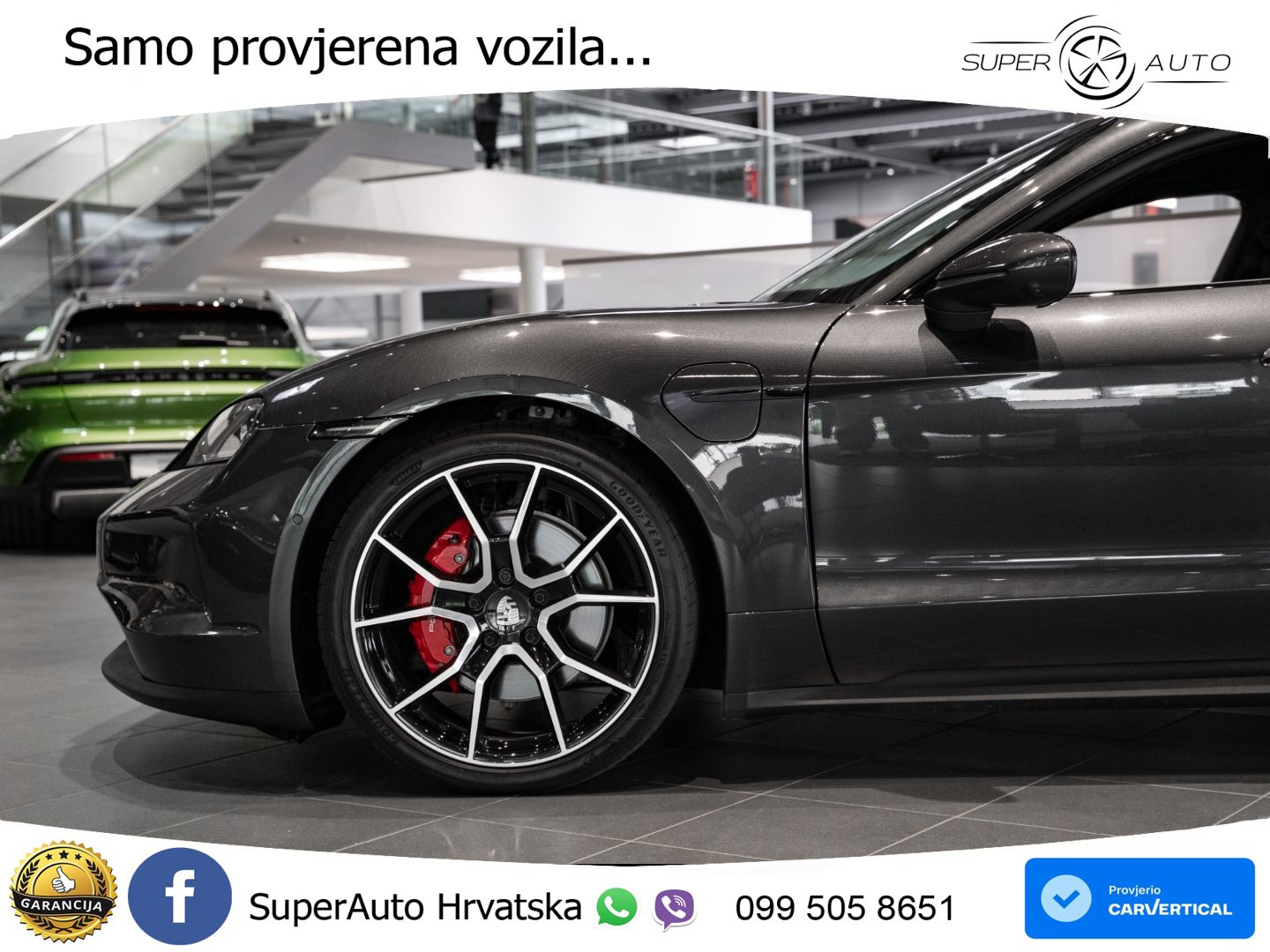 Porsche Taycan Sport Turismo 4S 105 kWh (598 KS)